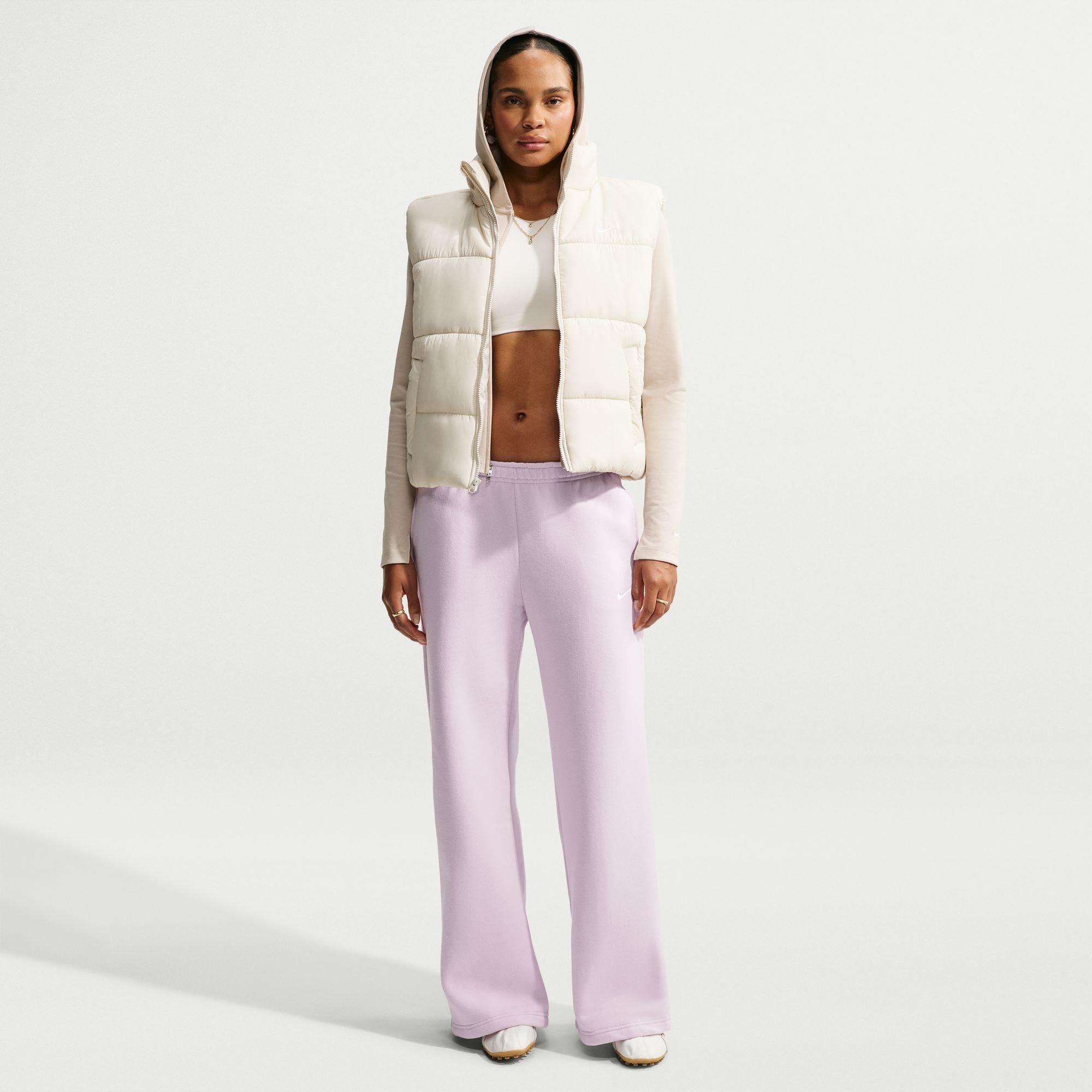 Women's Studio Fleece Mid-Rise Wide-Leg Pants