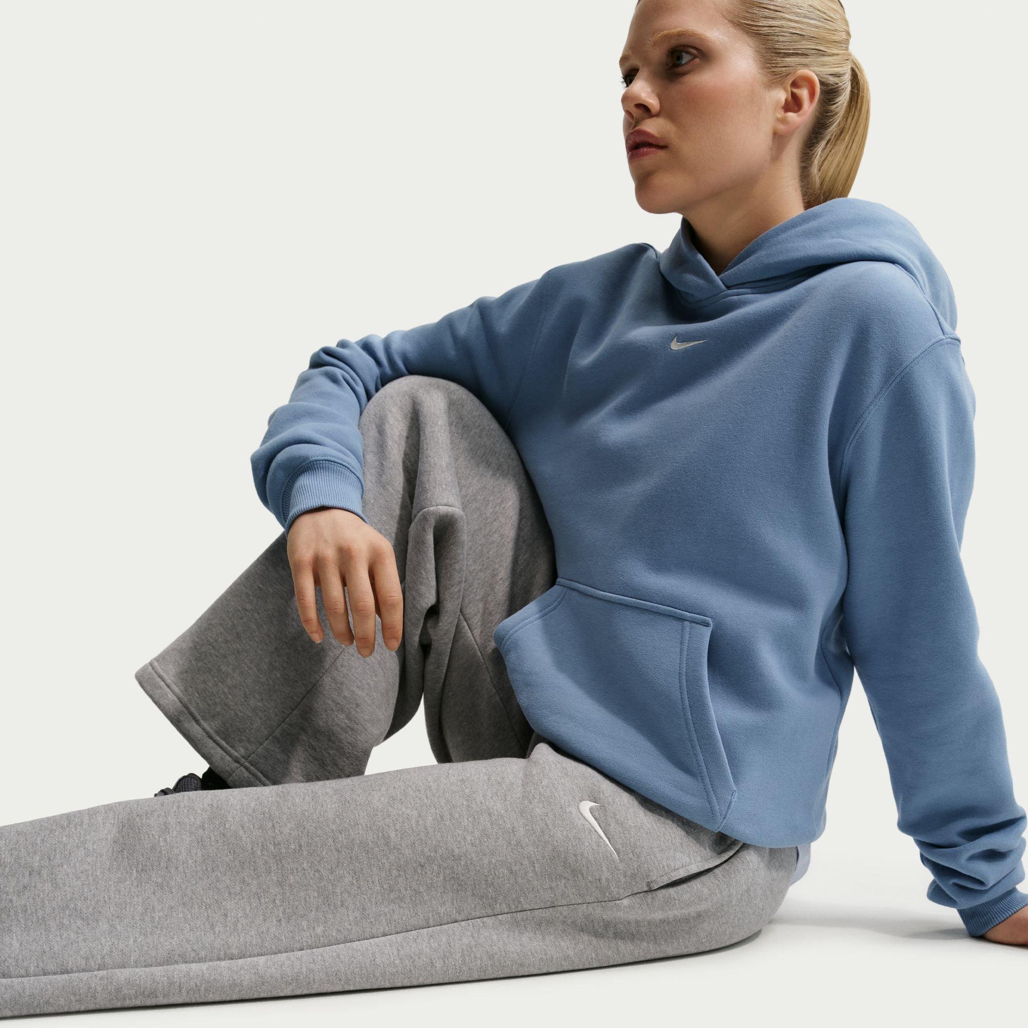 Women's Studio Fleece Mid-Rise Wide-Leg Pants