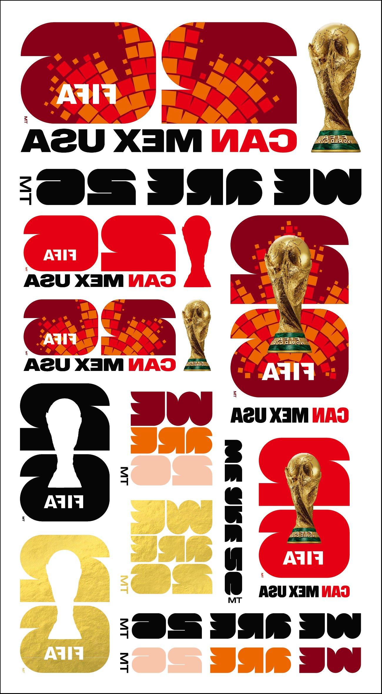World Cup 2026 Tattoo Sticker