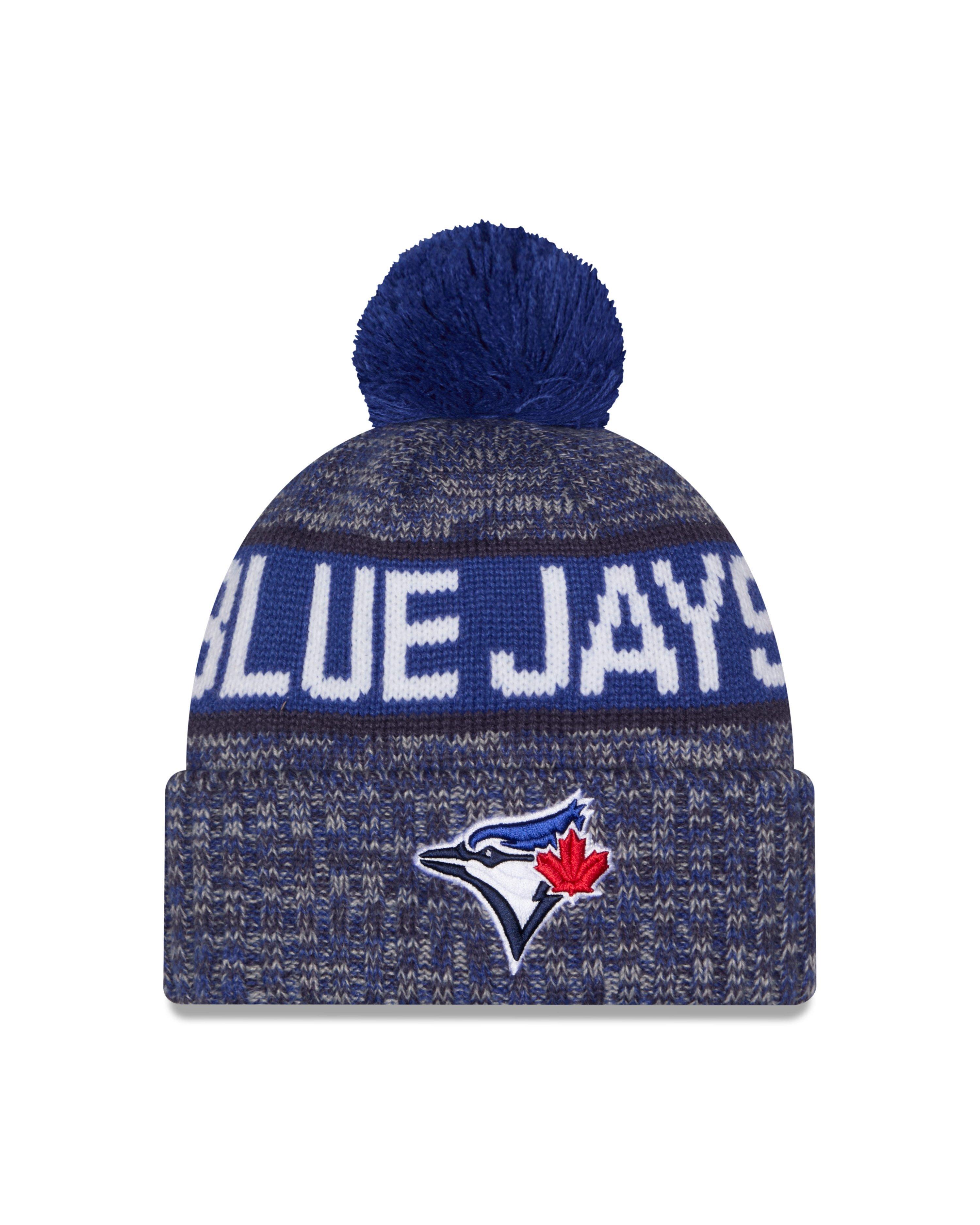 Men's Toronto Blue Jays Knit Tri-Color Beanie