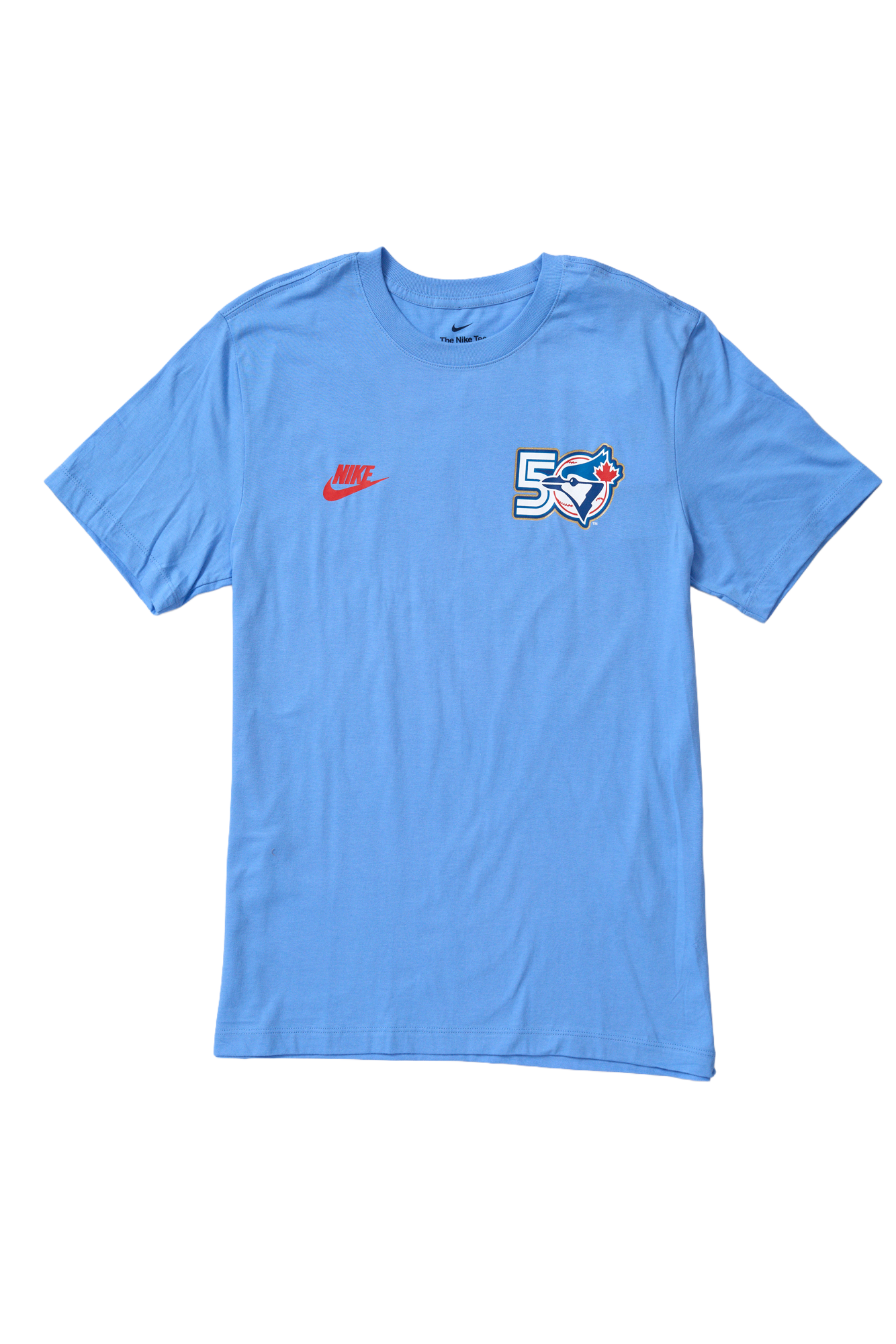 Men's Toronto Blue Jays 50th Anniversary Opening Game Cotton T-Shirt