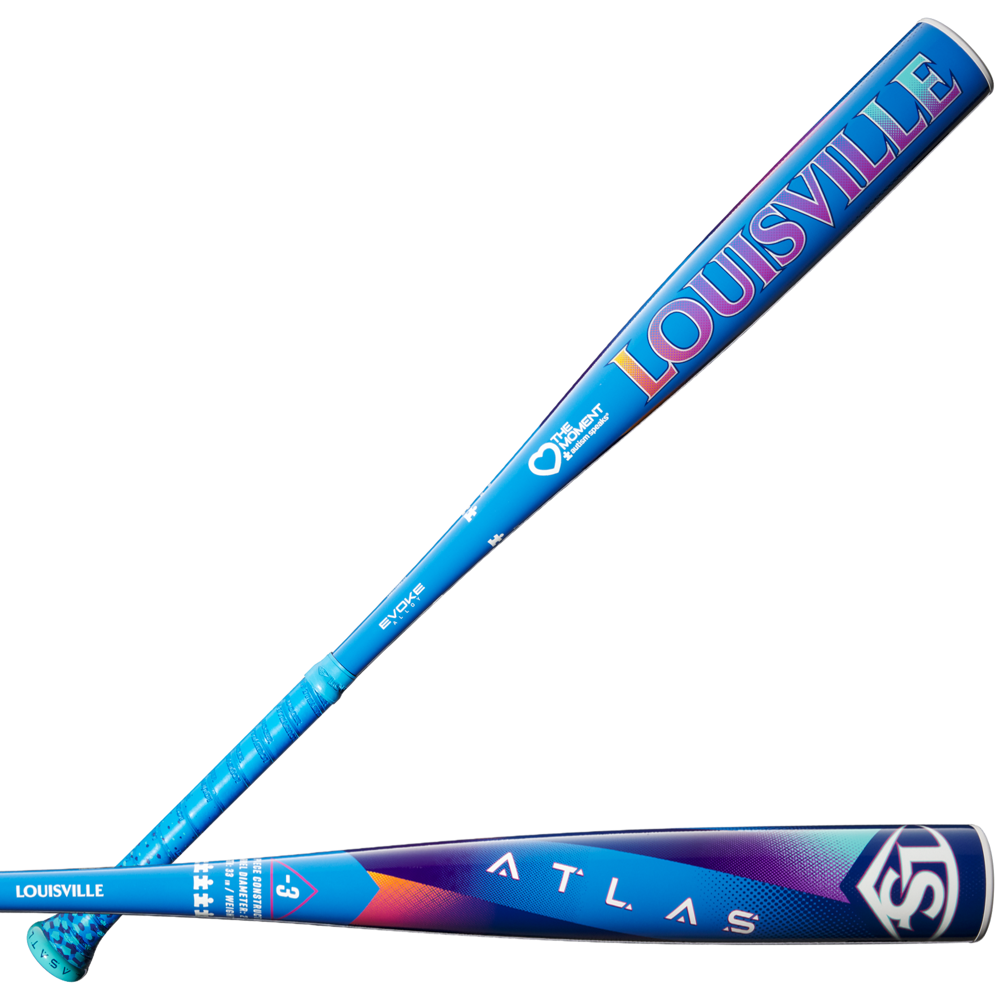Louisville Slugger Love The Moment Atlas BBCOR (-3) Baseball Bat