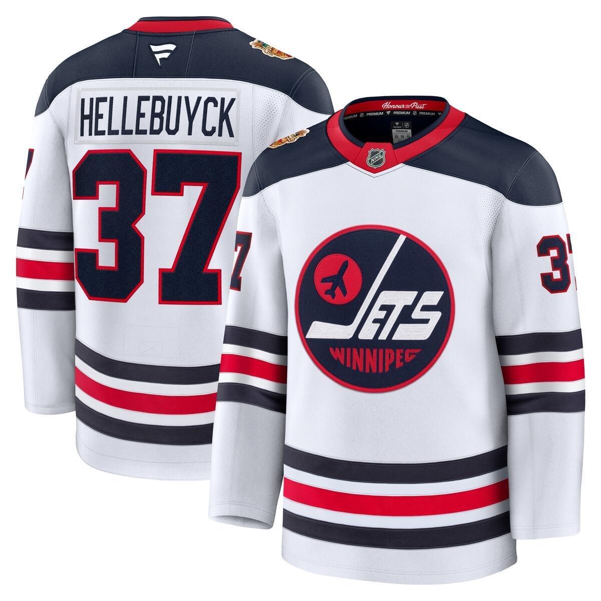 Fanatics Men's Winnipeg Jets Heritage Classic Connor Hellebuyck Jersey