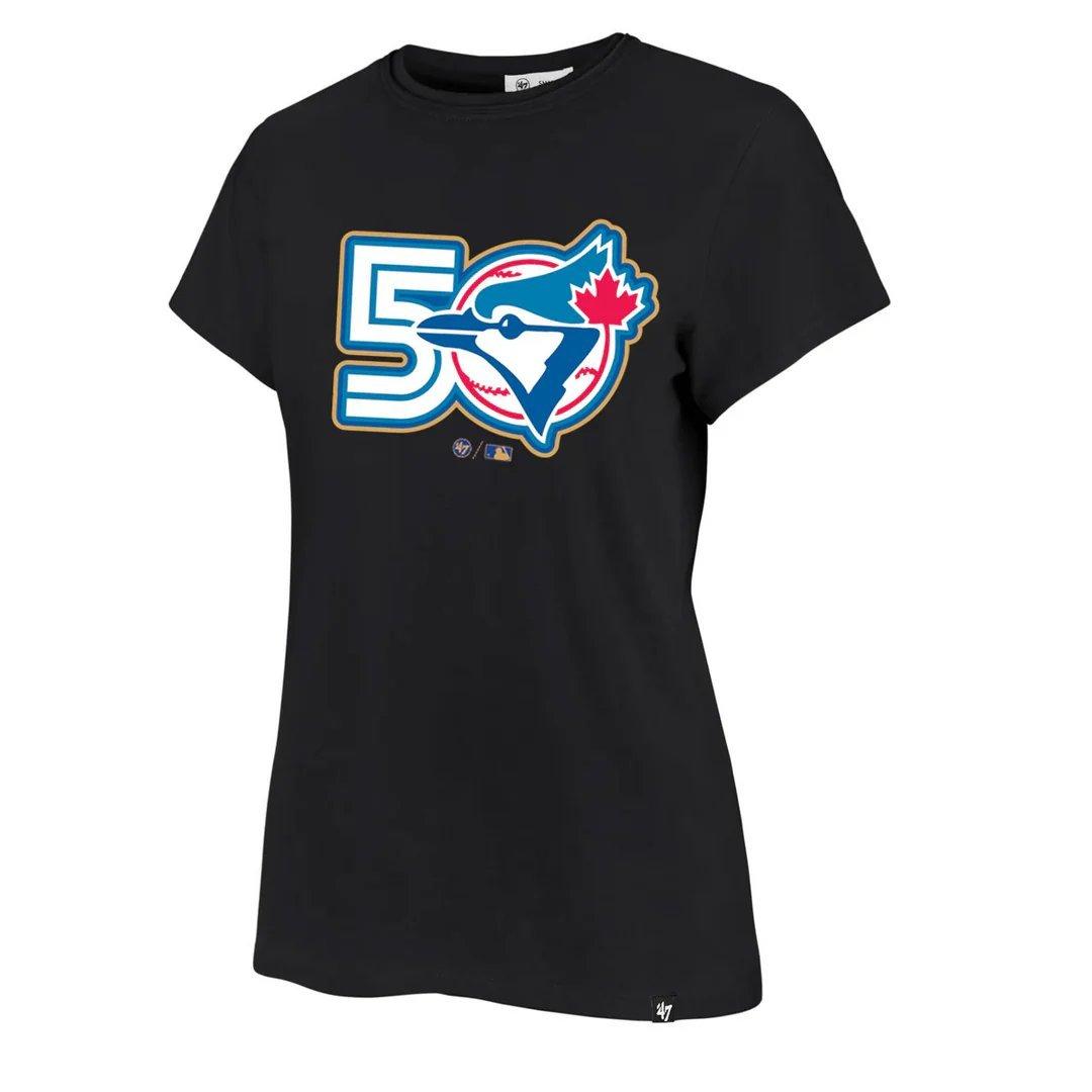 Women's Toronto Blue Jays 50th Anniversary T-Shirt