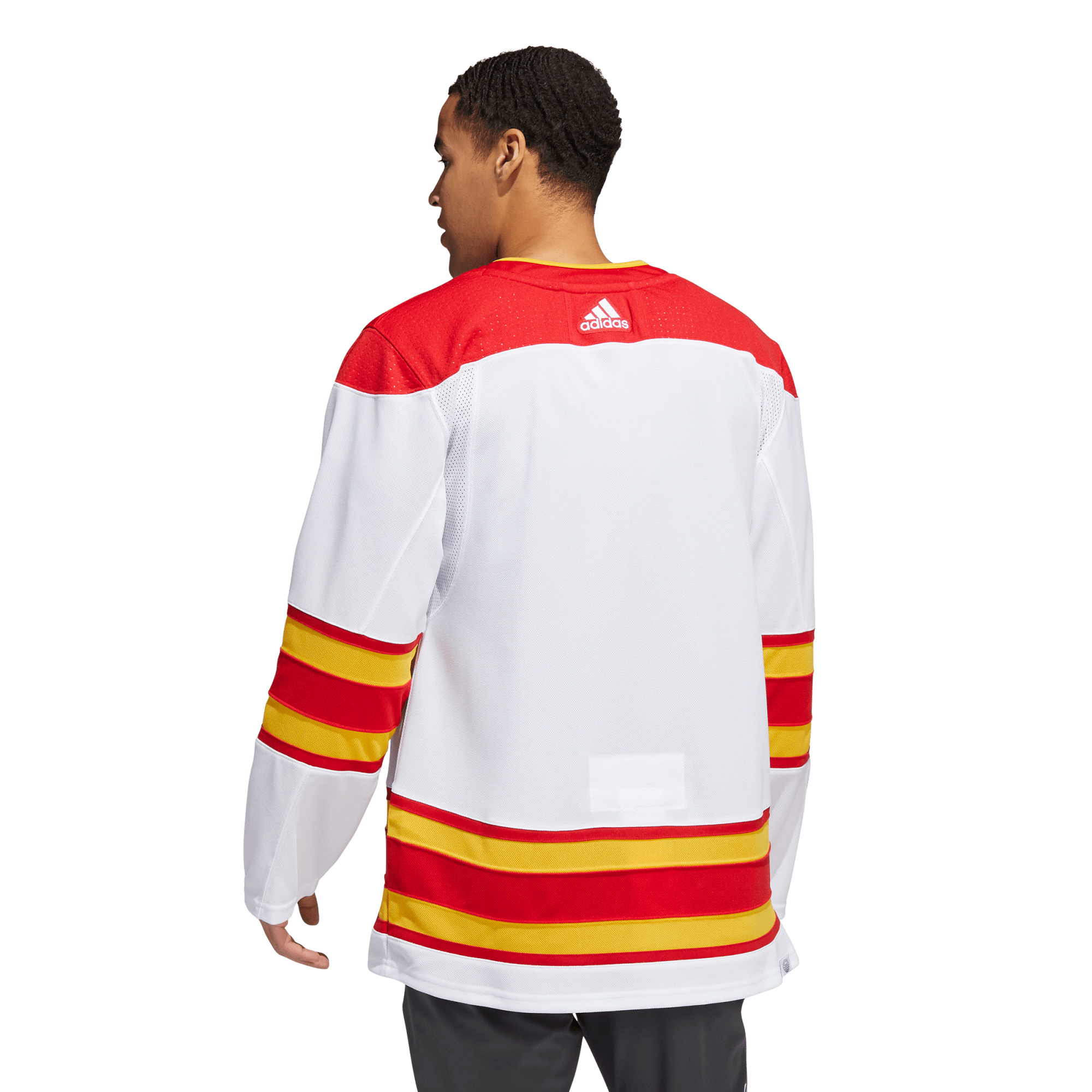 Men's Calgary Flames Authentic Away Wordmark Jersey