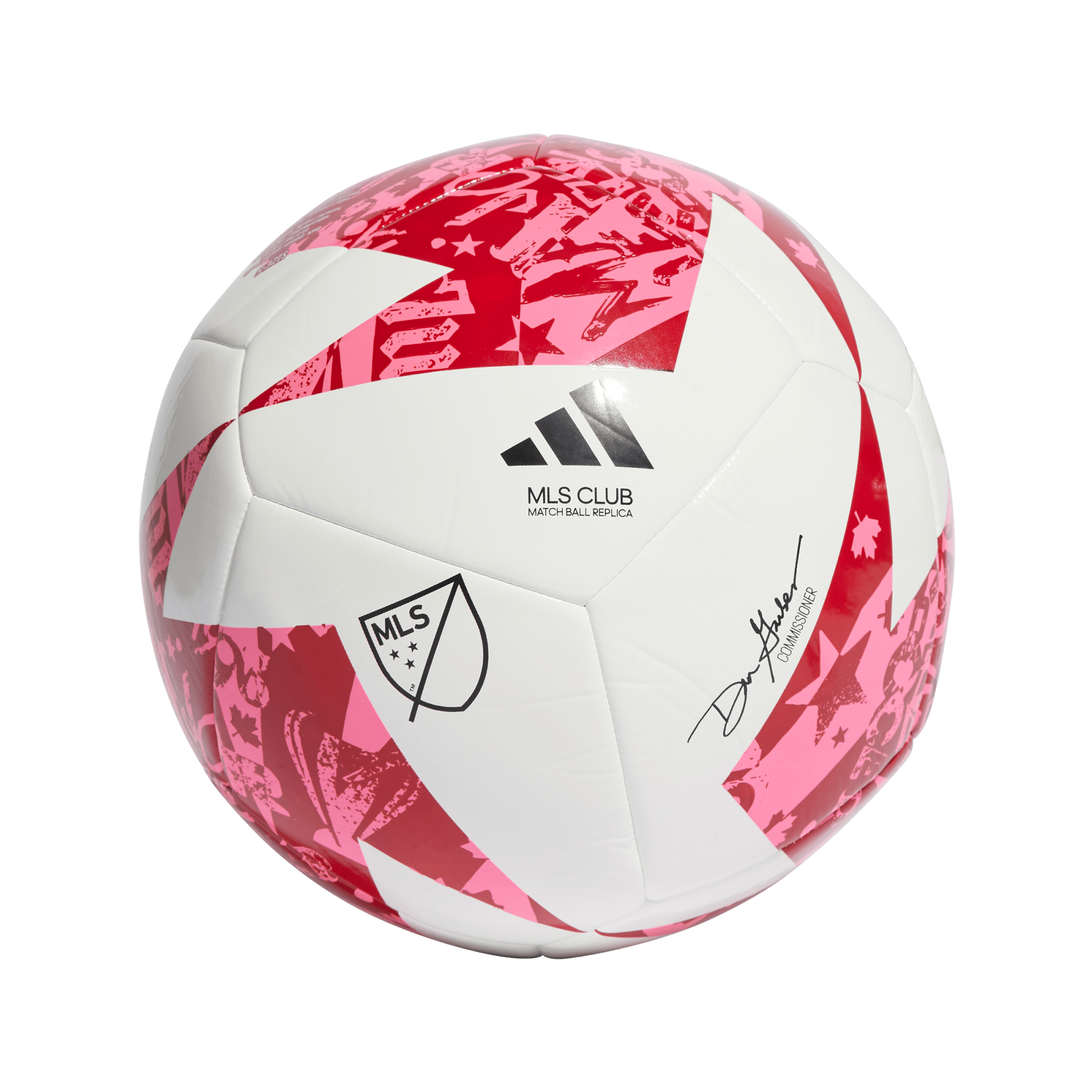 MLS Adidas Club Black White Soccer Ball 3