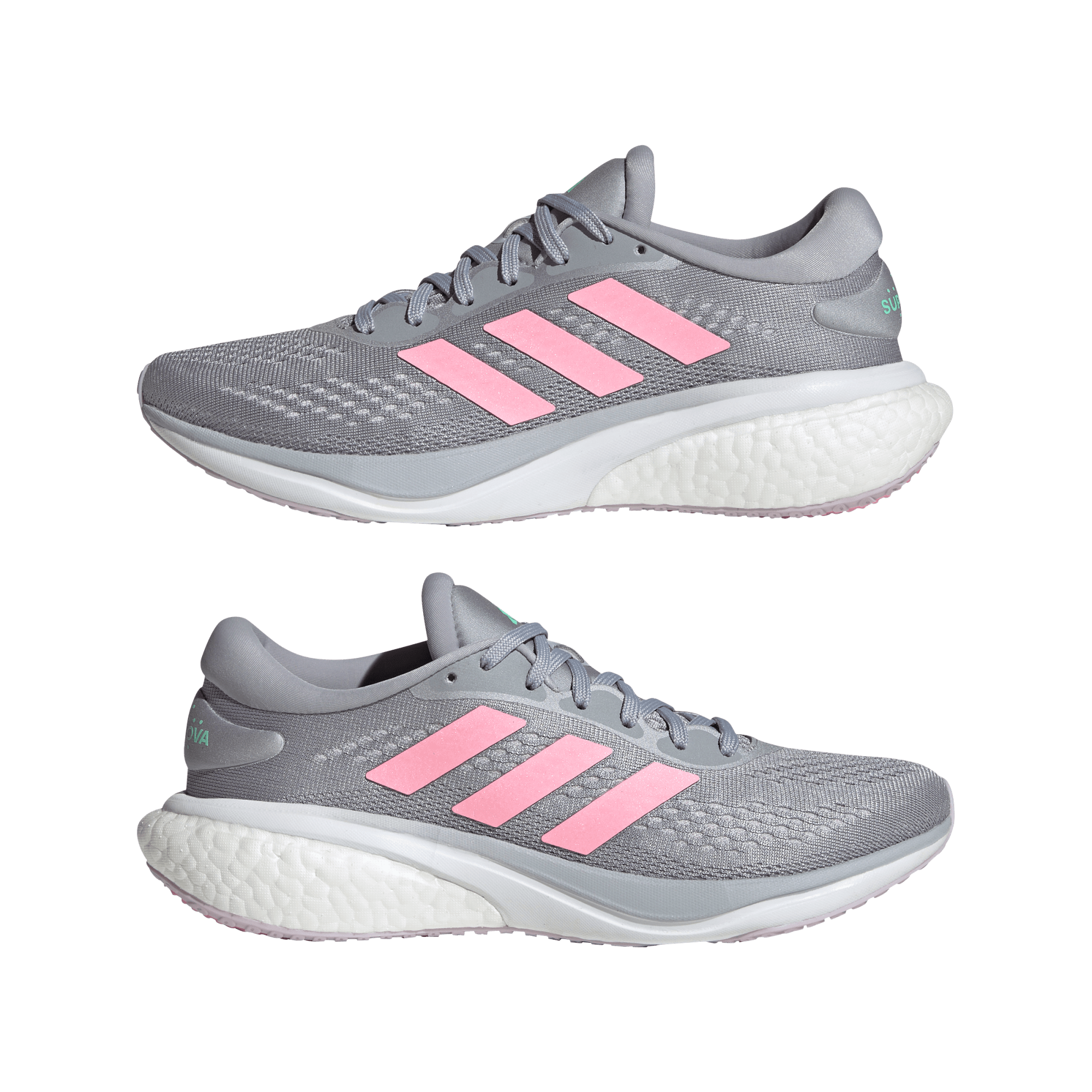 Pink and store silver adidas