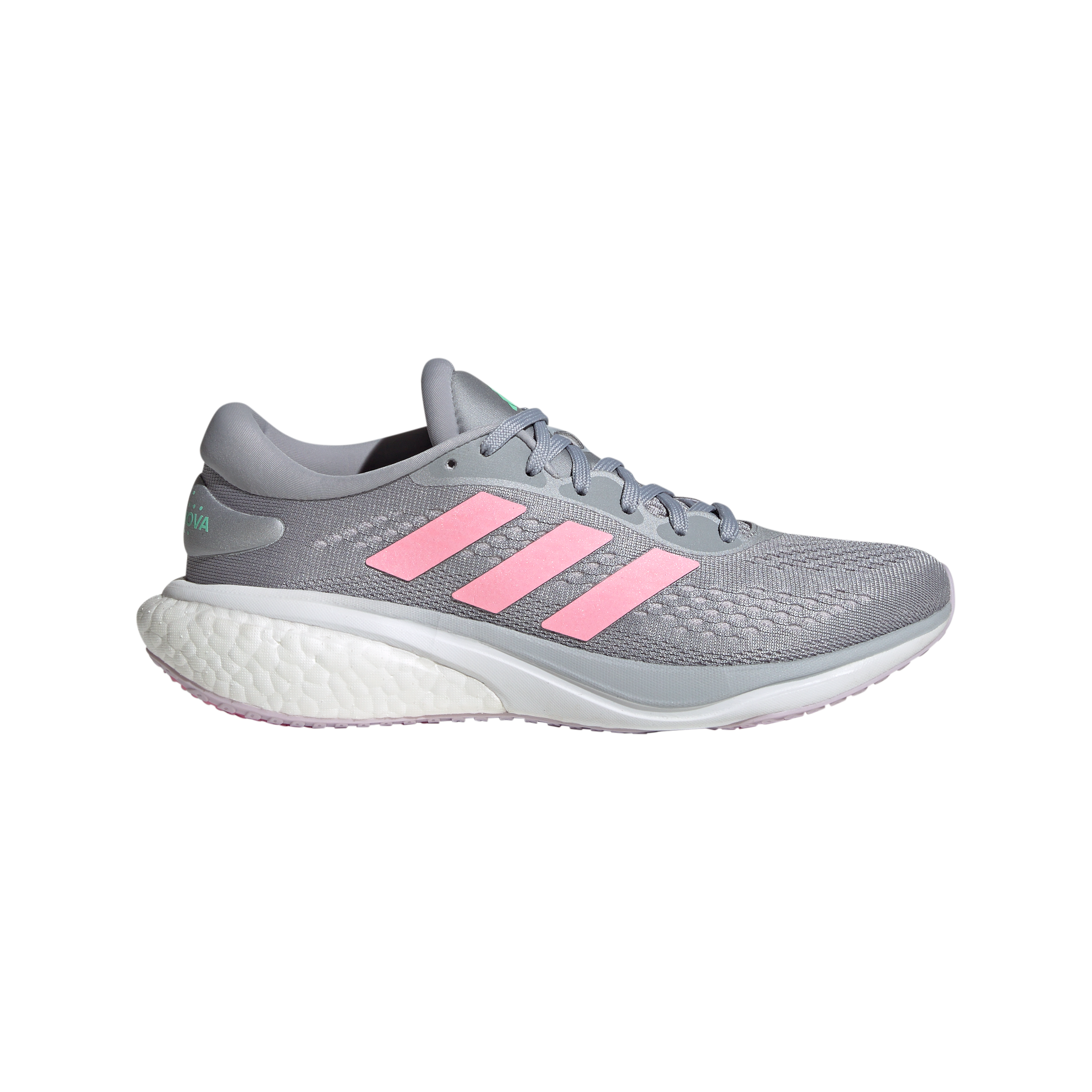 Pink and silver on sale adidas