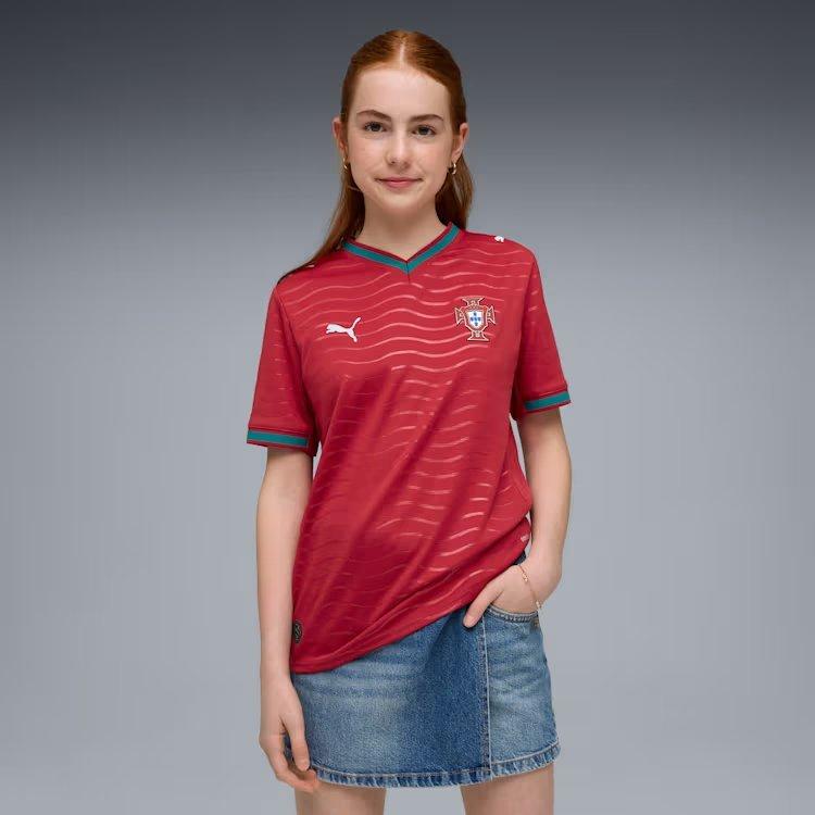 Kids' Portugal World Cup 2026 Replica Home Jersey