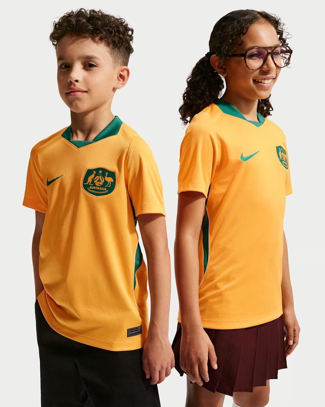 Kids' Australia 2026 World Cup Stadium Home Jersey