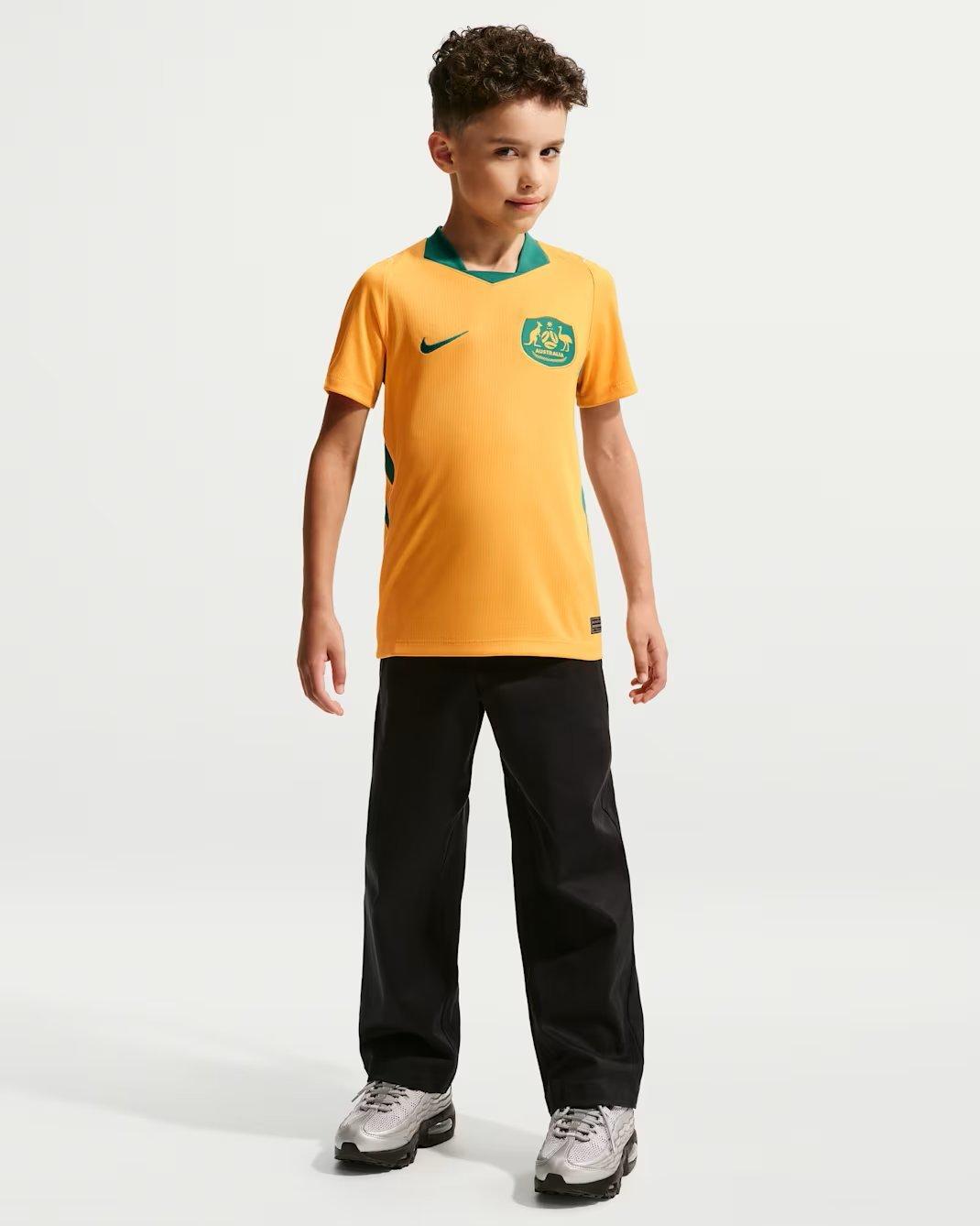 Kids' Australia 2026 World Cup Stadium Home Jersey