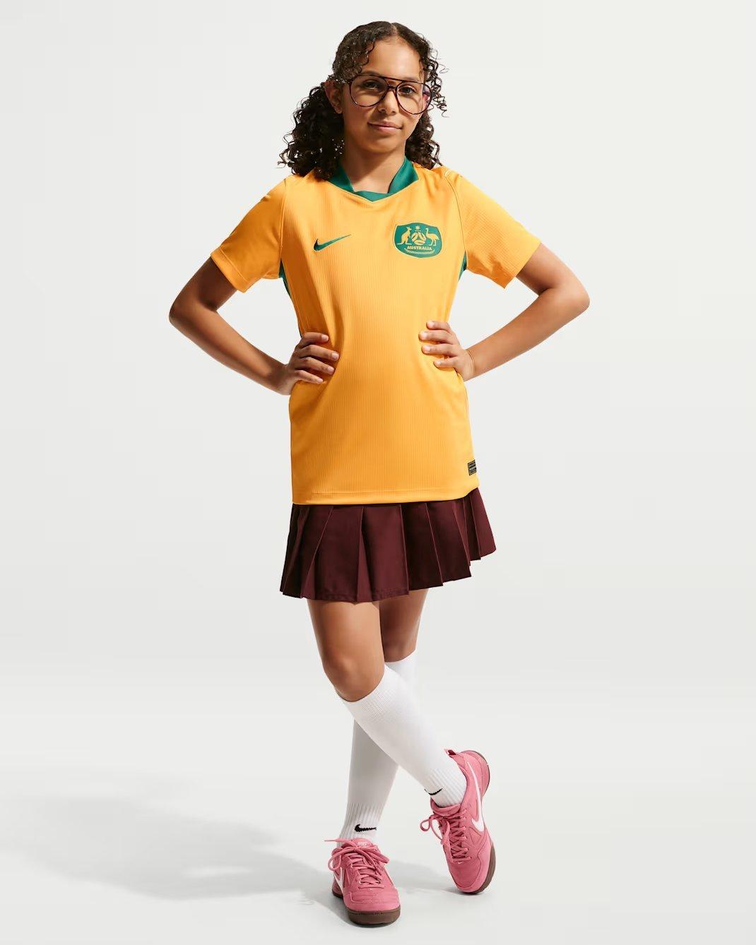 Kids' Australia 2026 World Cup Stadium Home Jersey
