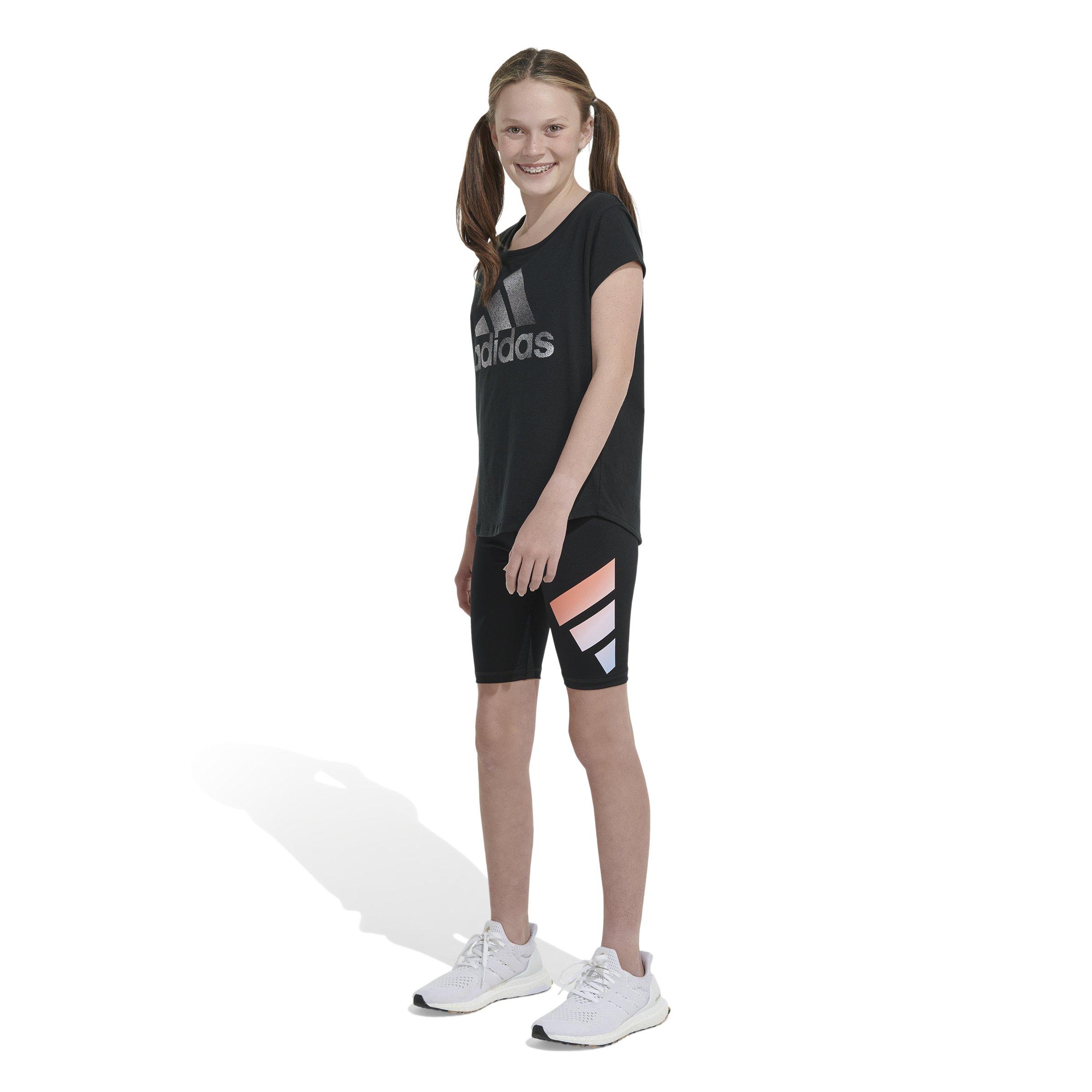 Junior Girls' [8-20] Graphic Bike Shorts