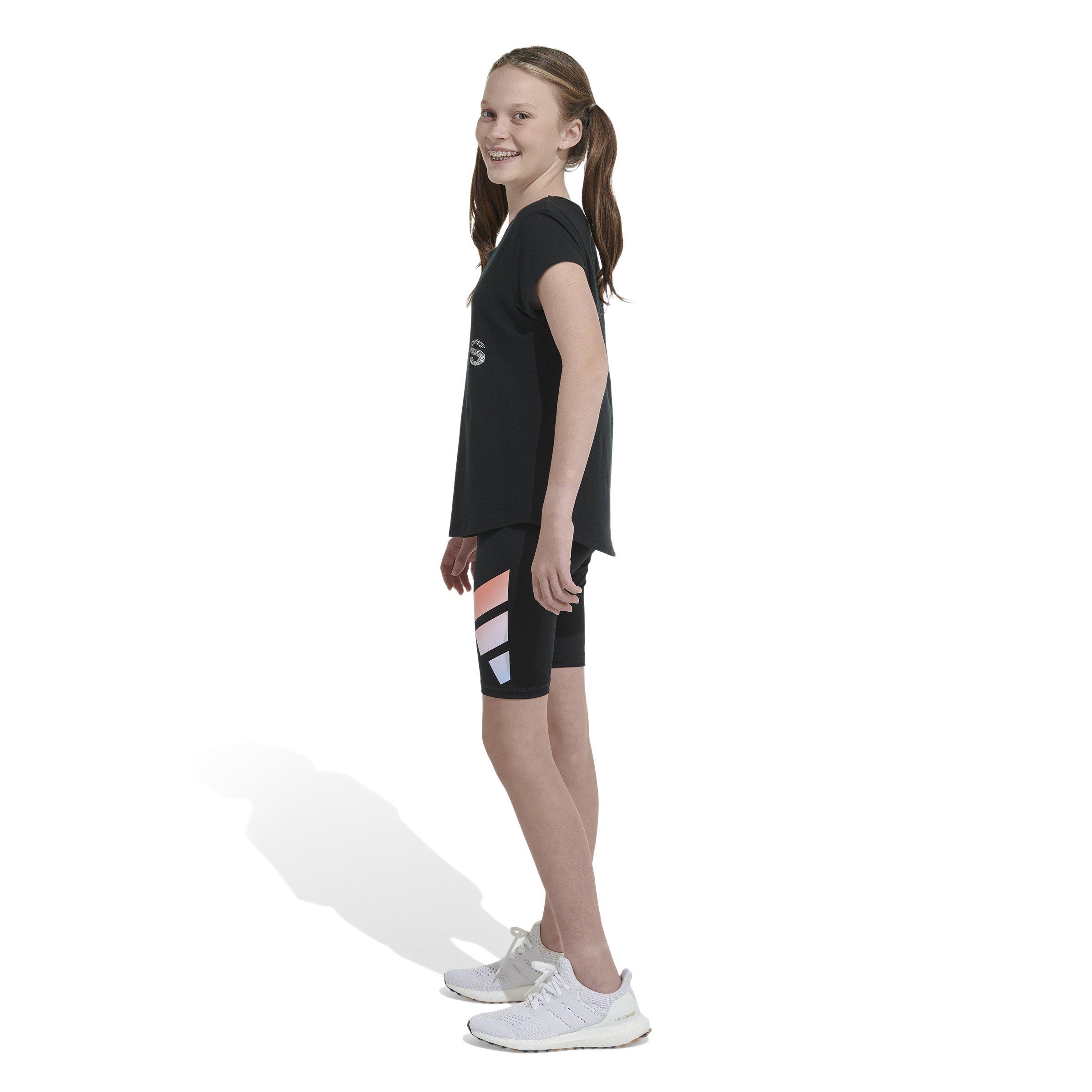Junior Girls' [8-20] Graphic Bike Shorts