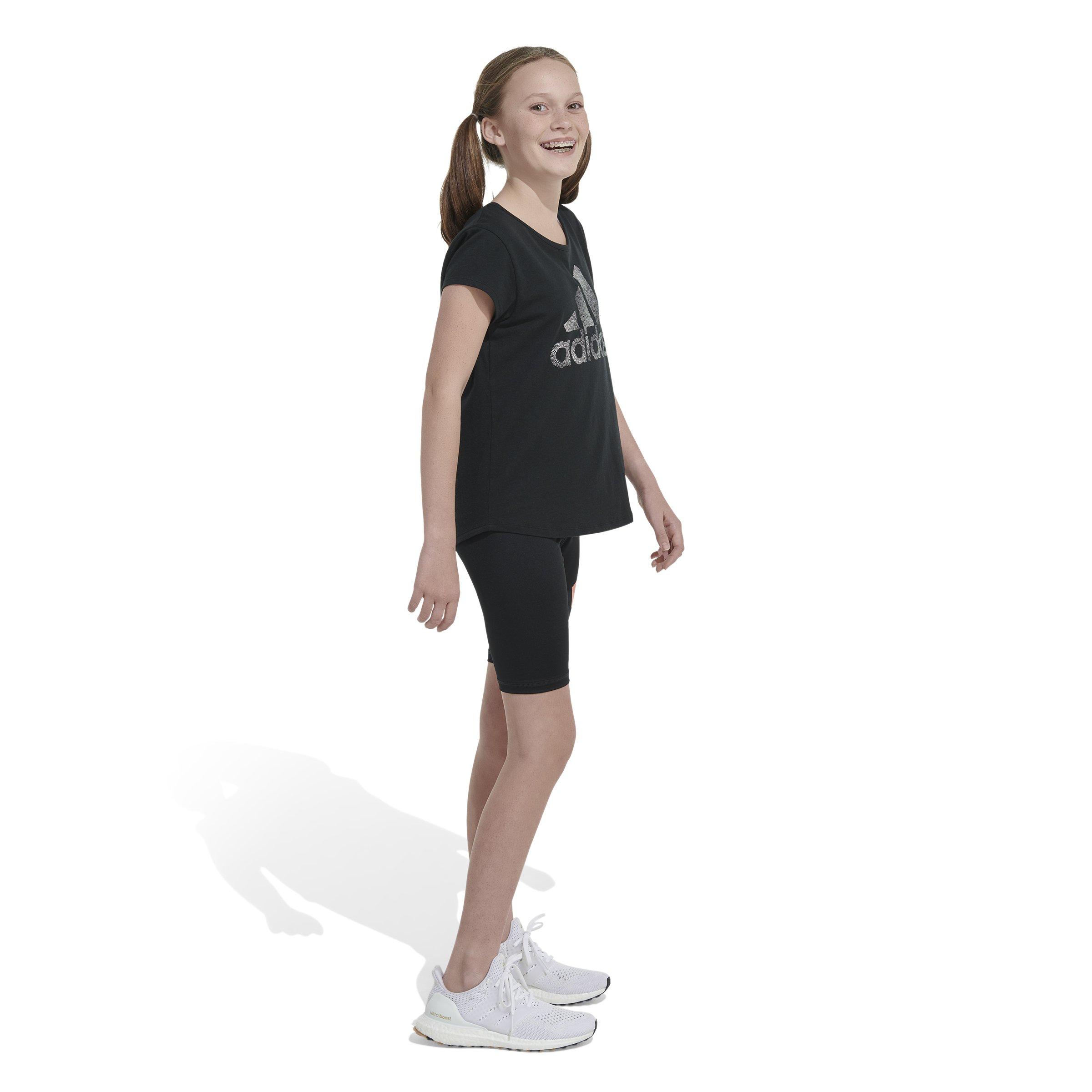 Junior Girls' [8-20] Graphic Bike Shorts