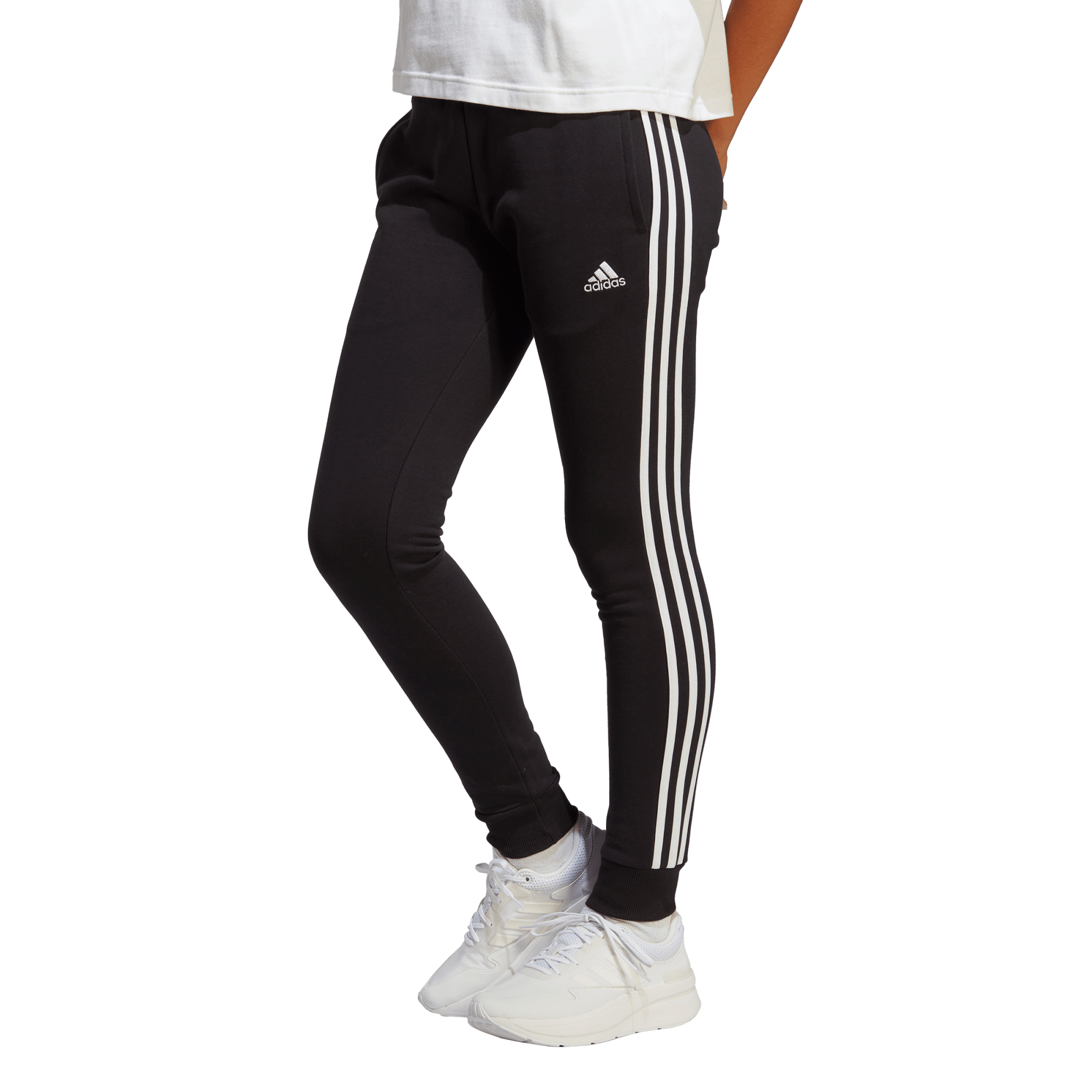 Women's 3-Stripes French Terry Cuffed Pants