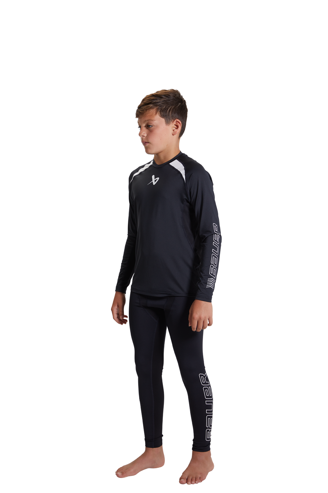 CCM Compression Long Sleeve Hockey Base Layer Top, Junior