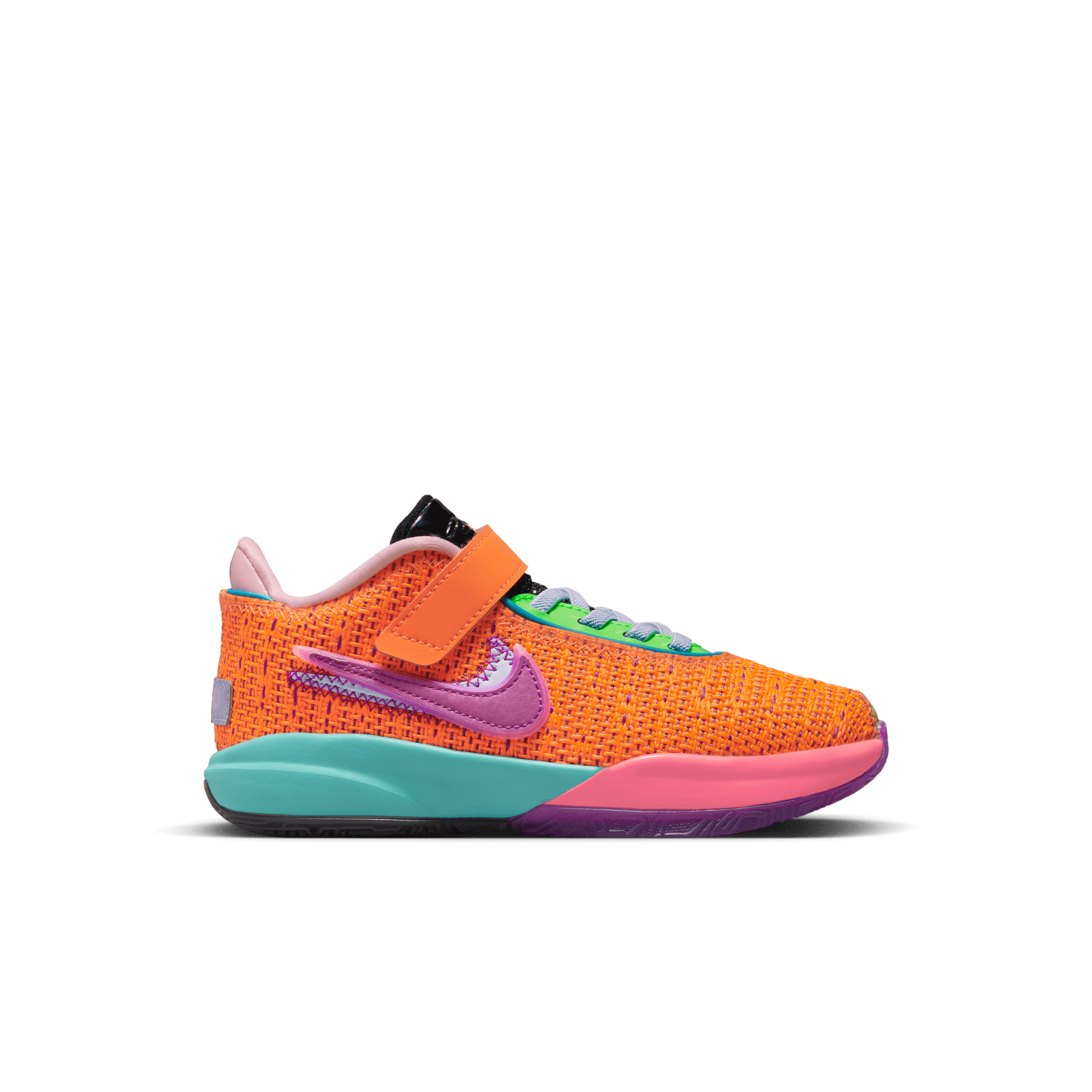 Kids orange 2025 basketball shoes