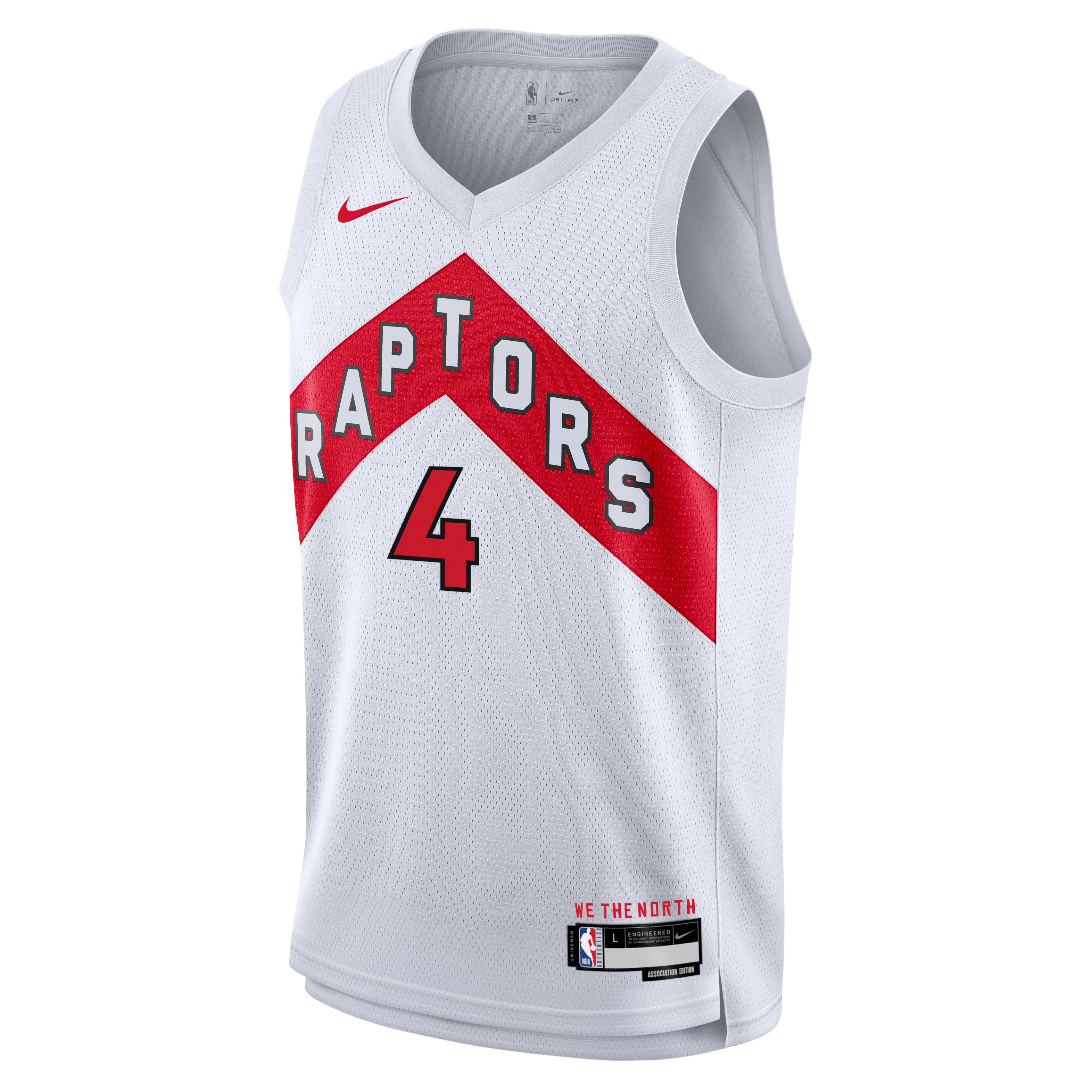 Youth Raptors Scottie Barnes White Jersey Team Town Sports