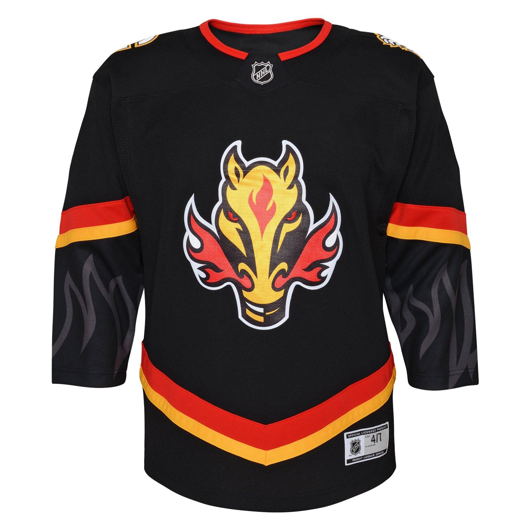 Calgary flames shop kids jersey