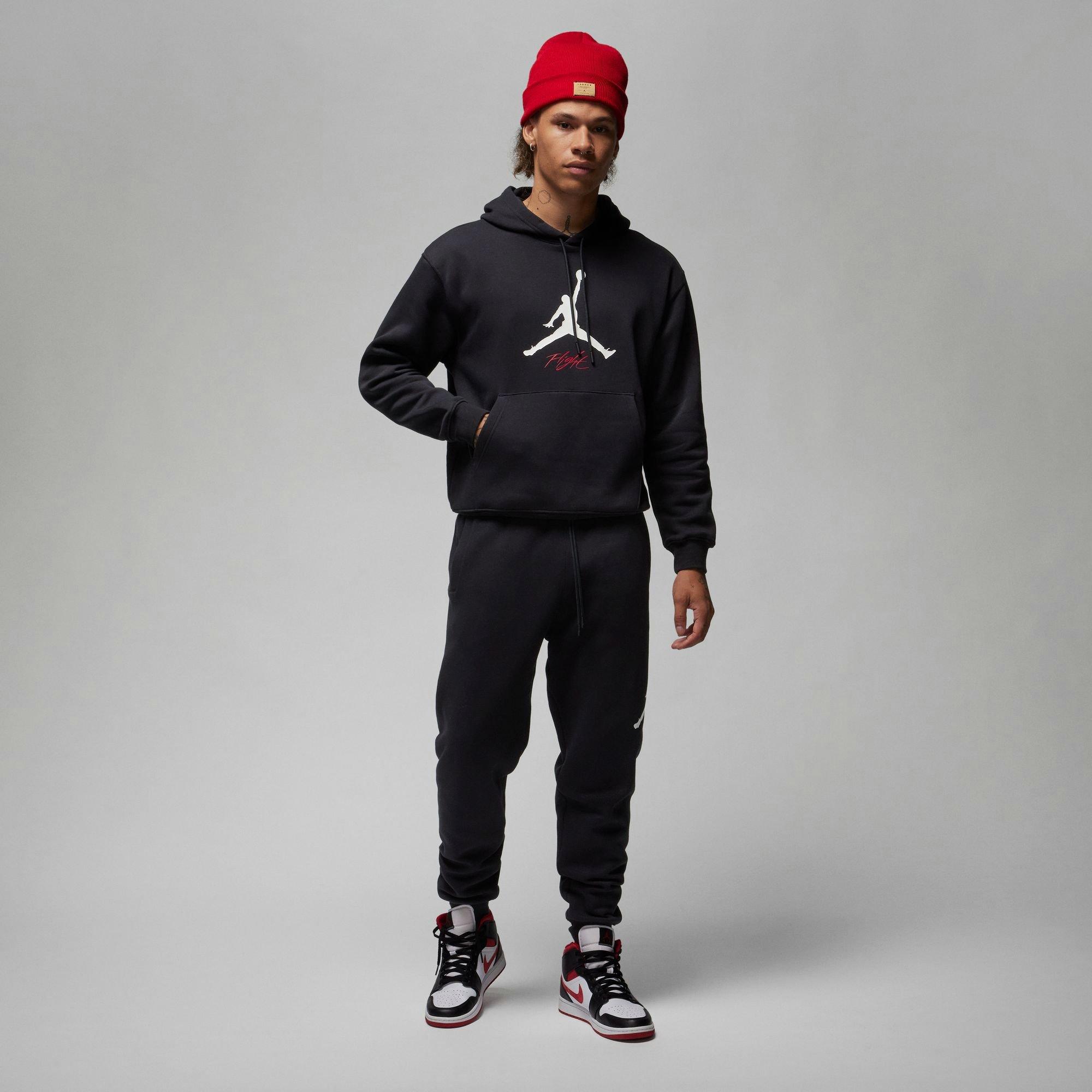 Air Jordan Essentials Mens Full Zip Fleece Hoodie Carbon/White, £65.00
