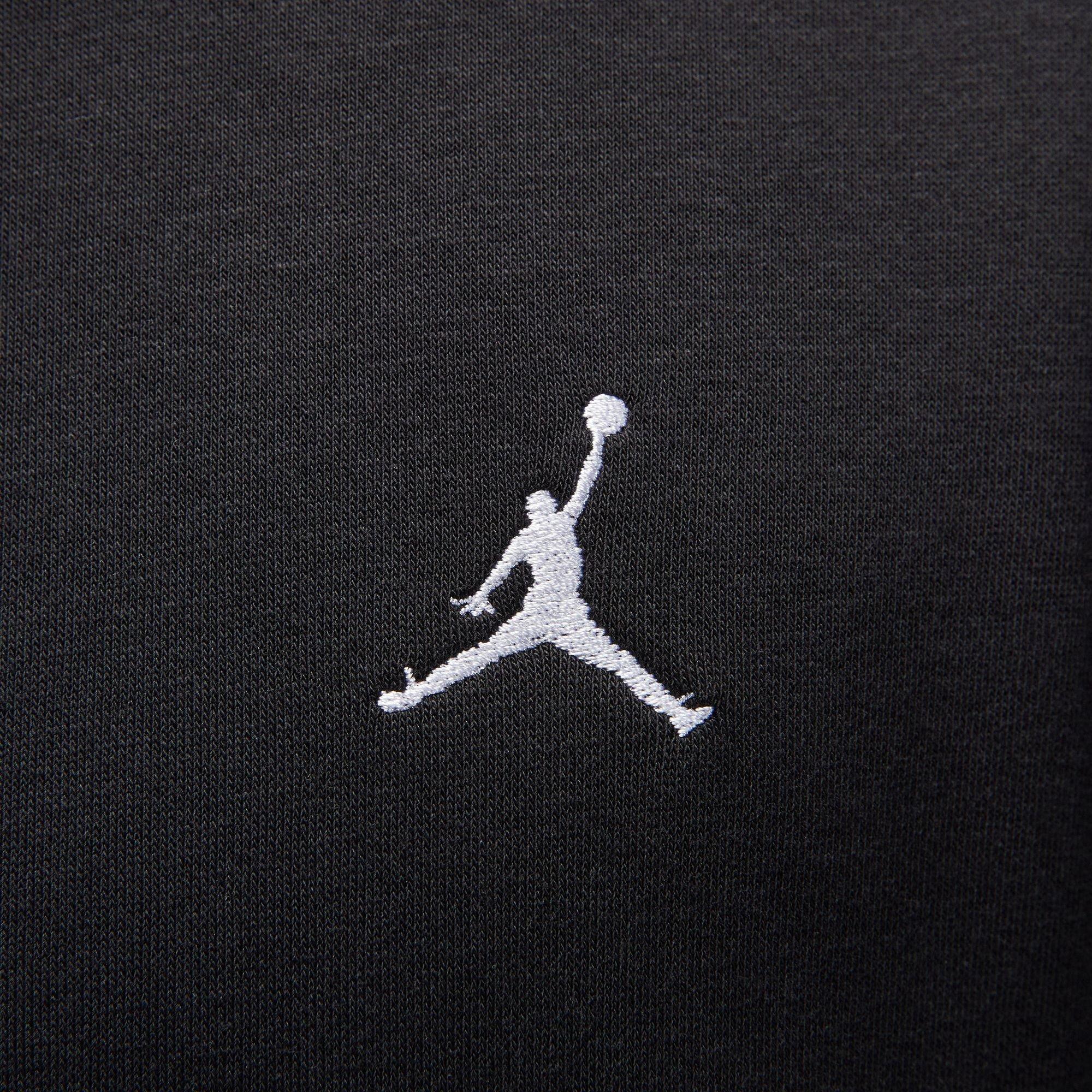 Jordan Essentials Fleece Crewneck Black / White