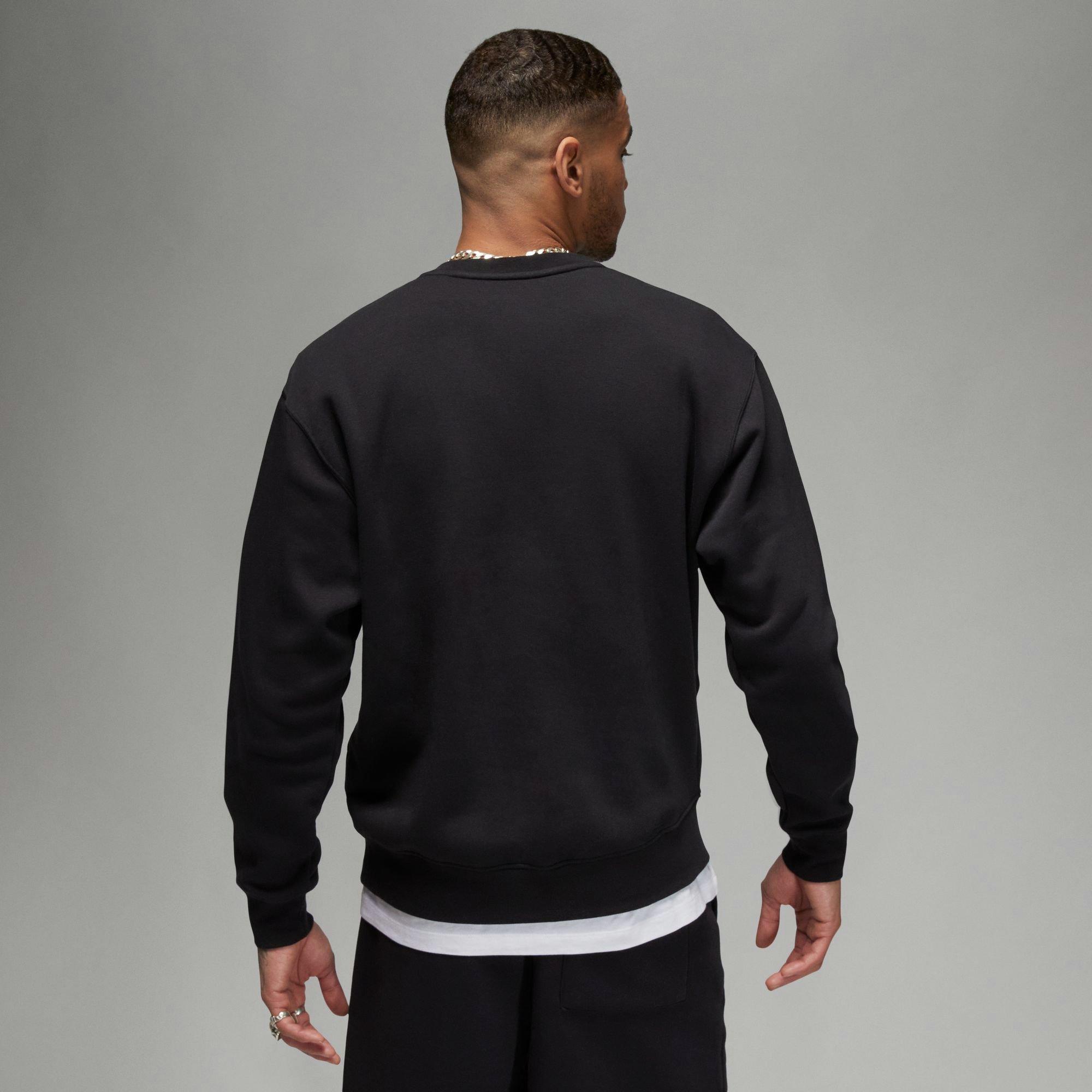 Jordan Essentials Fleece Crewneck Black / White