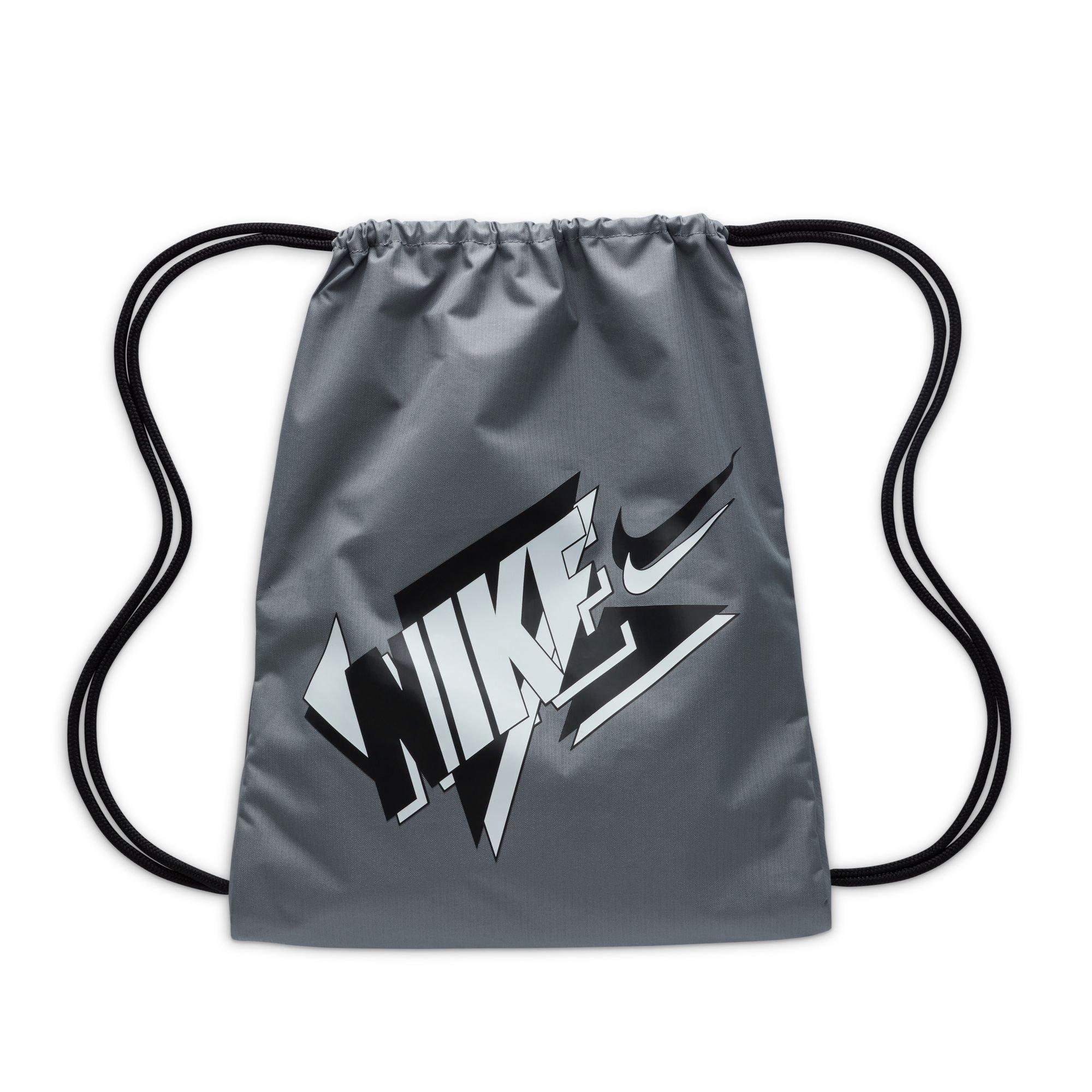 Grey nike drawstring bag hotsell