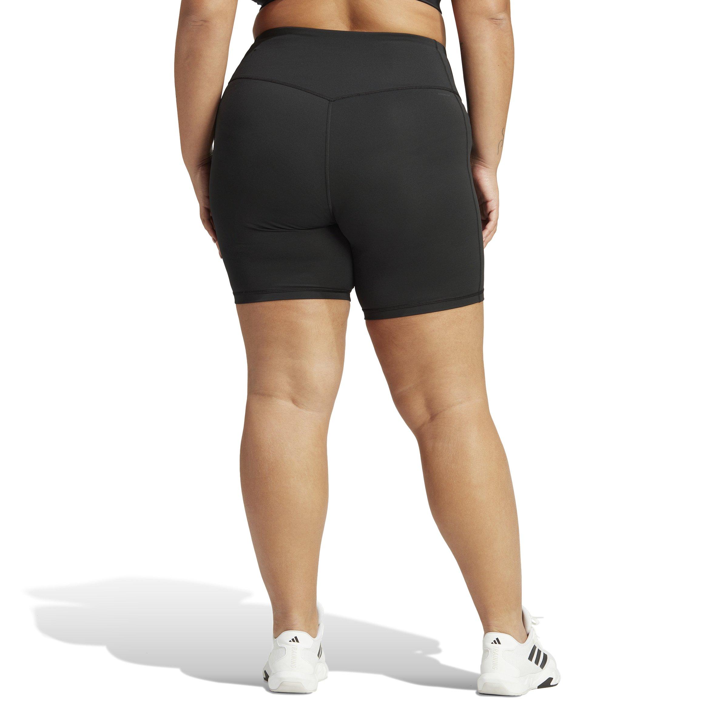 Adidas plus size biker shorts online