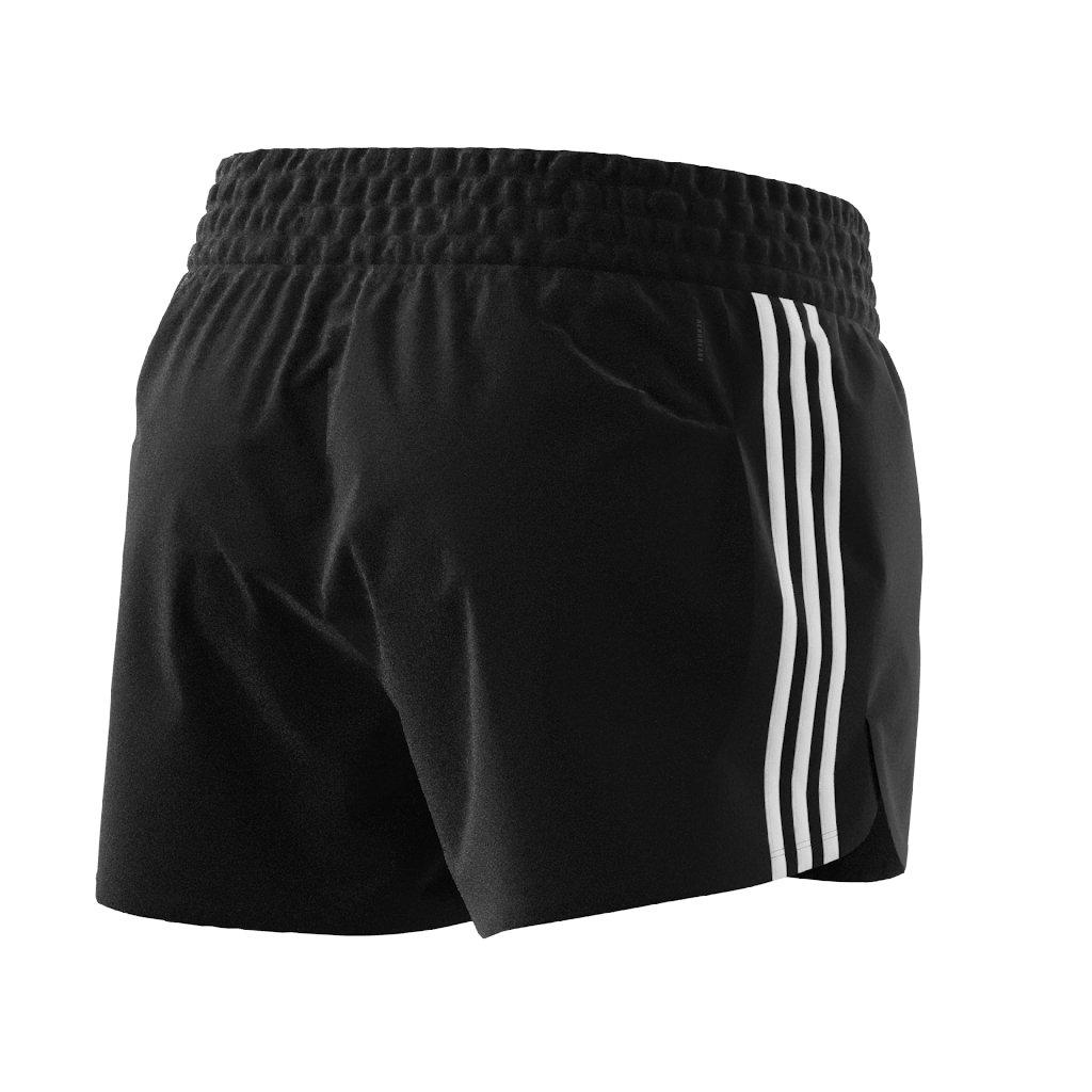 Women's Pacer Training 3Stripes Woven High Rise Shorts