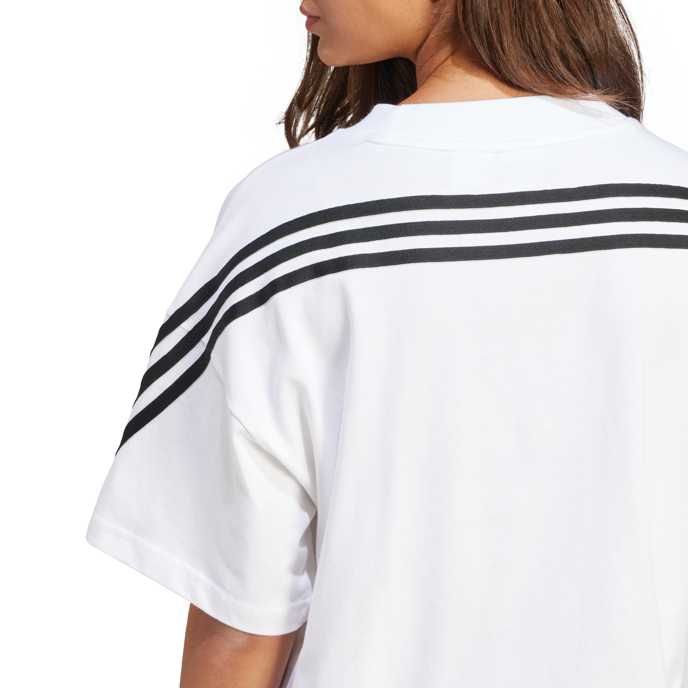 Women's Future Icon 3 Stripe Cropped Tee
