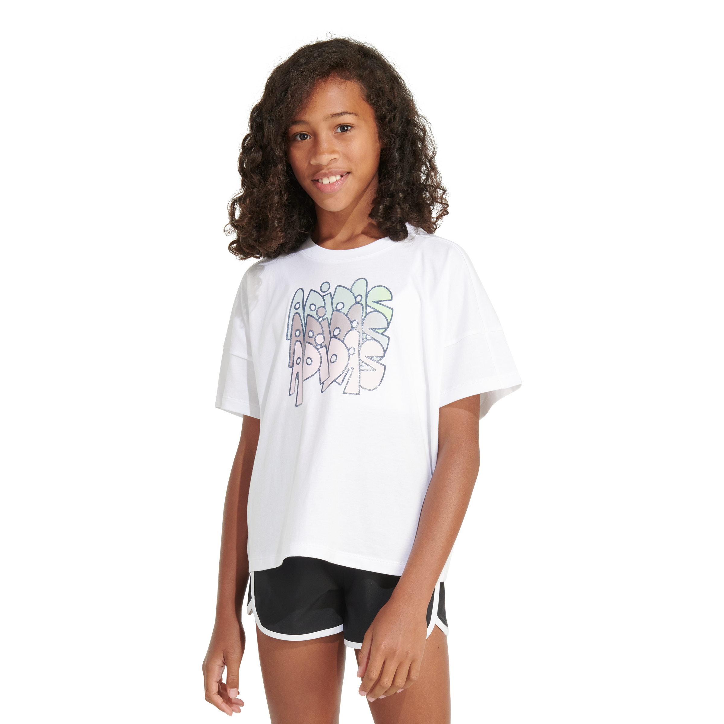 Girls' Loose Box Short Sleeve Top
