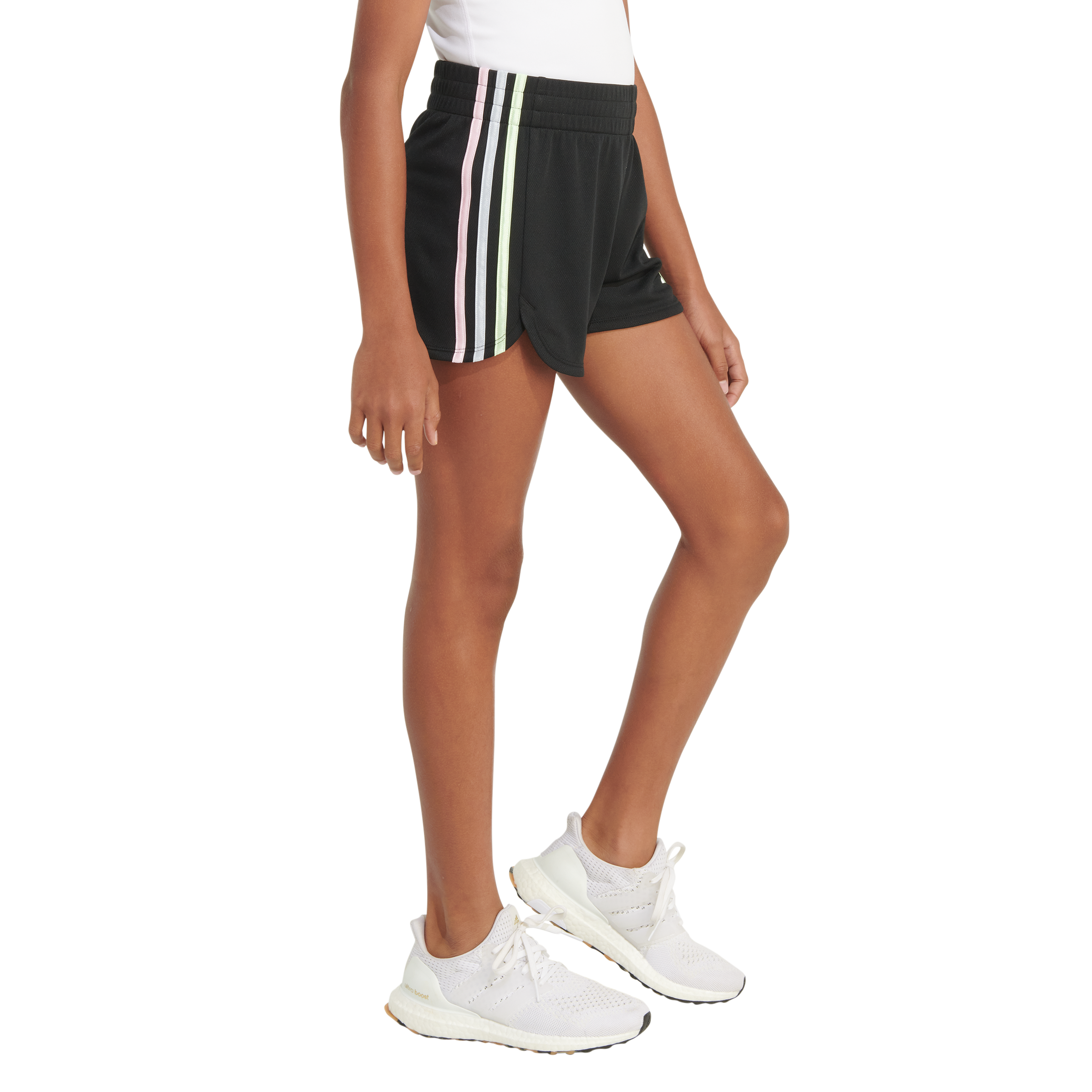 Girls' 3-Stripes Pacer Shorts