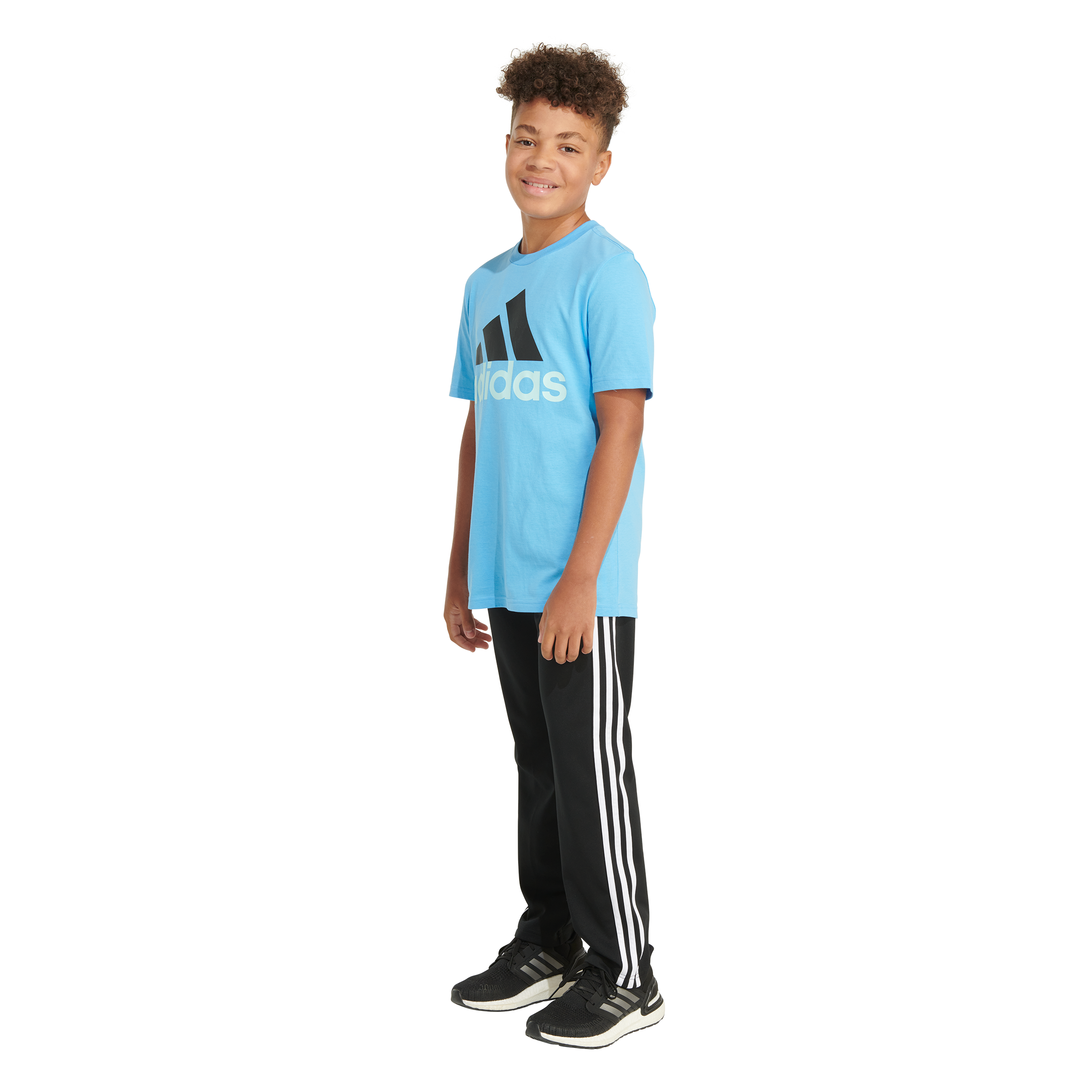 Boys' 2 Colour Logo Short Sleeve
