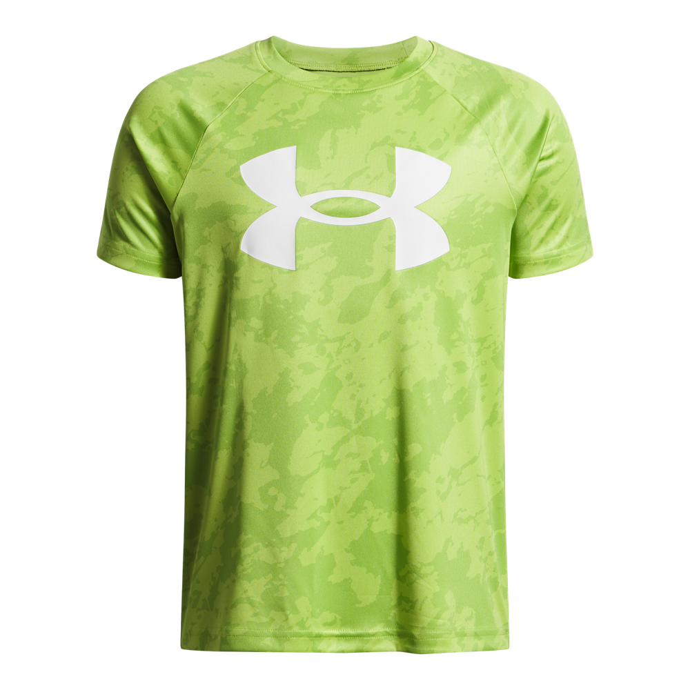 Boys' Tech Big Logo Printed Short Sleeve