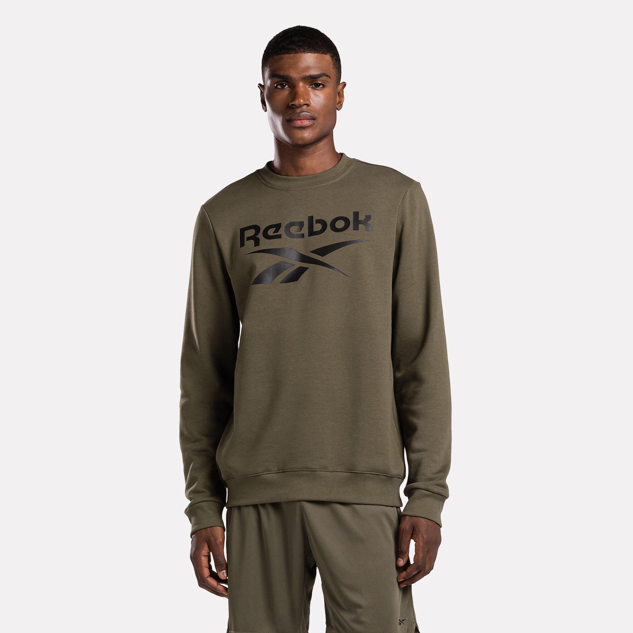 Men's Identity Fleece Stacked Logo Crewneck