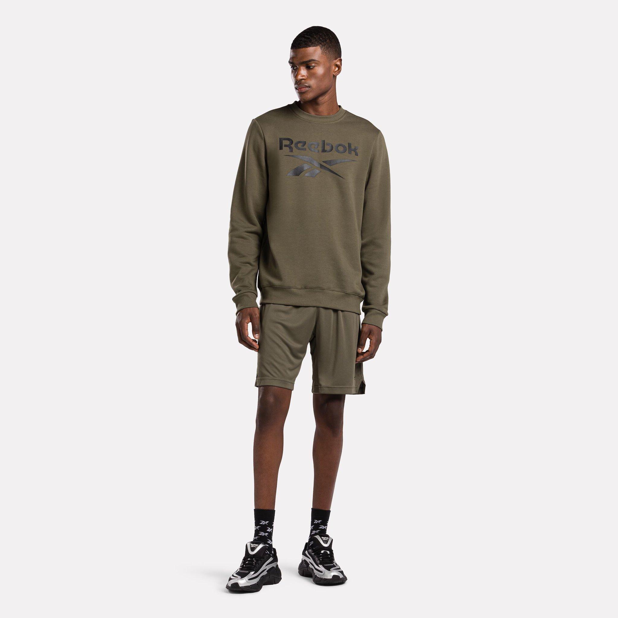 Men's Identity Fleece Stacked Logo Crewneck