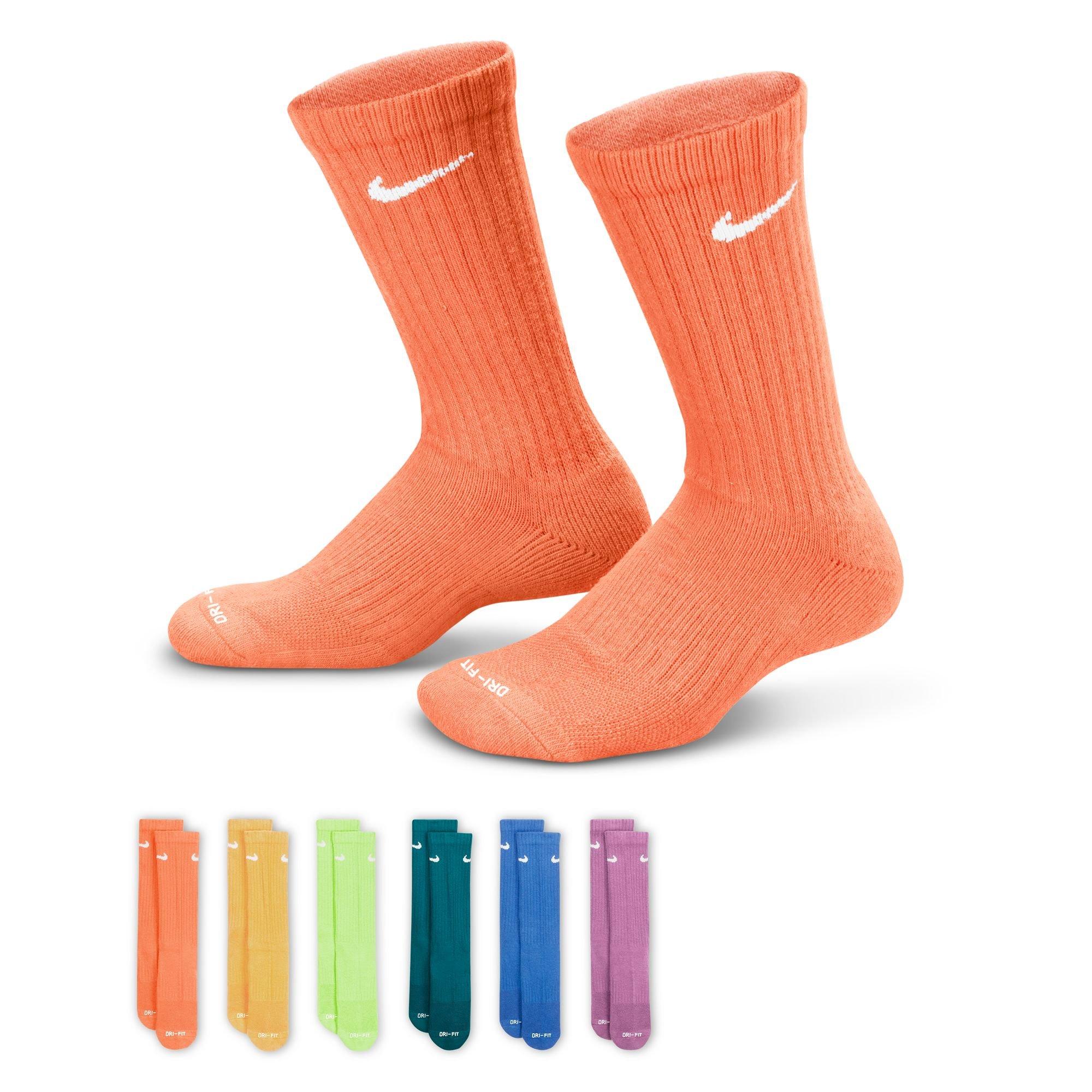Boys' Everyday Cushioned Crew Socks (6-Pack)