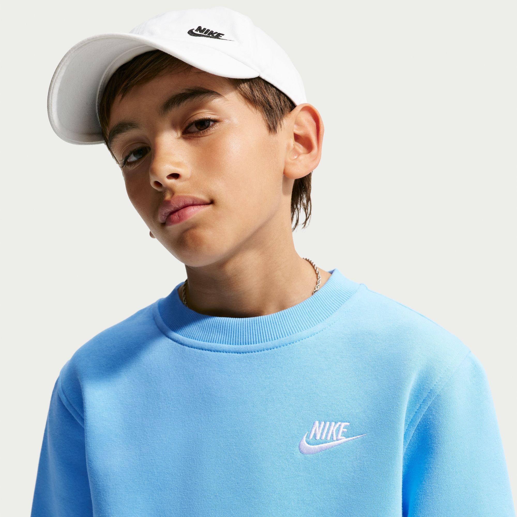 Big Kids' Sportswear Club Fleece Crewneck