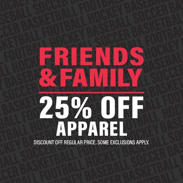 25% Off Apparel