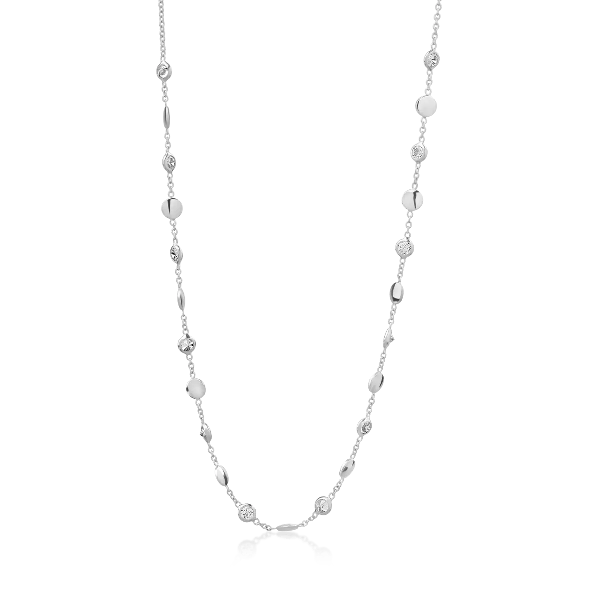 14k white gold necklace