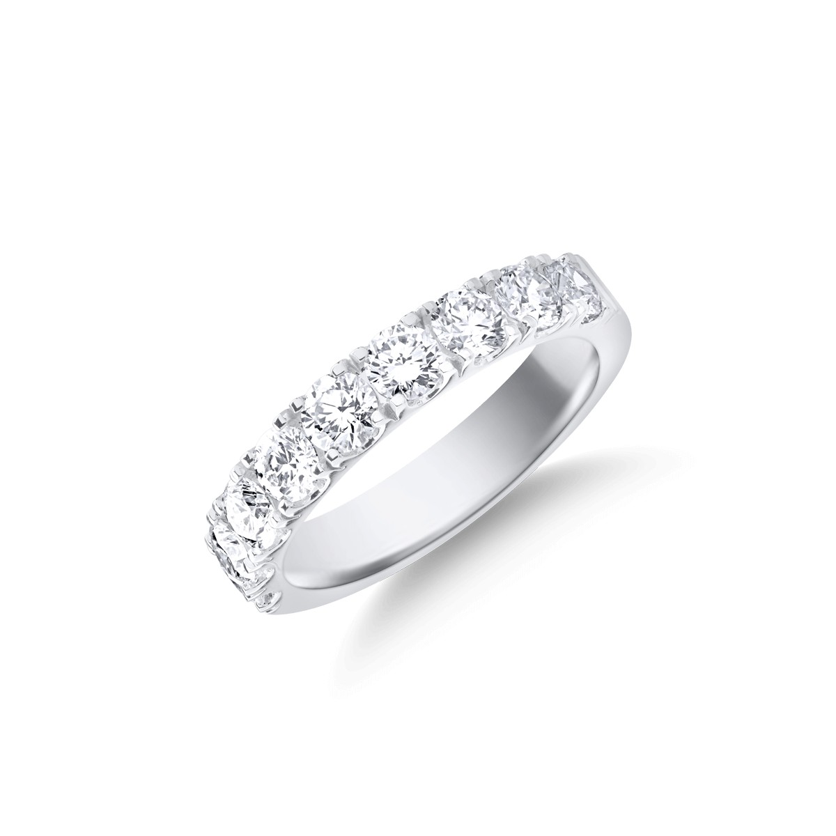 Gyűrű 18K-os fehér aranyból 1.25ct gyémánttal