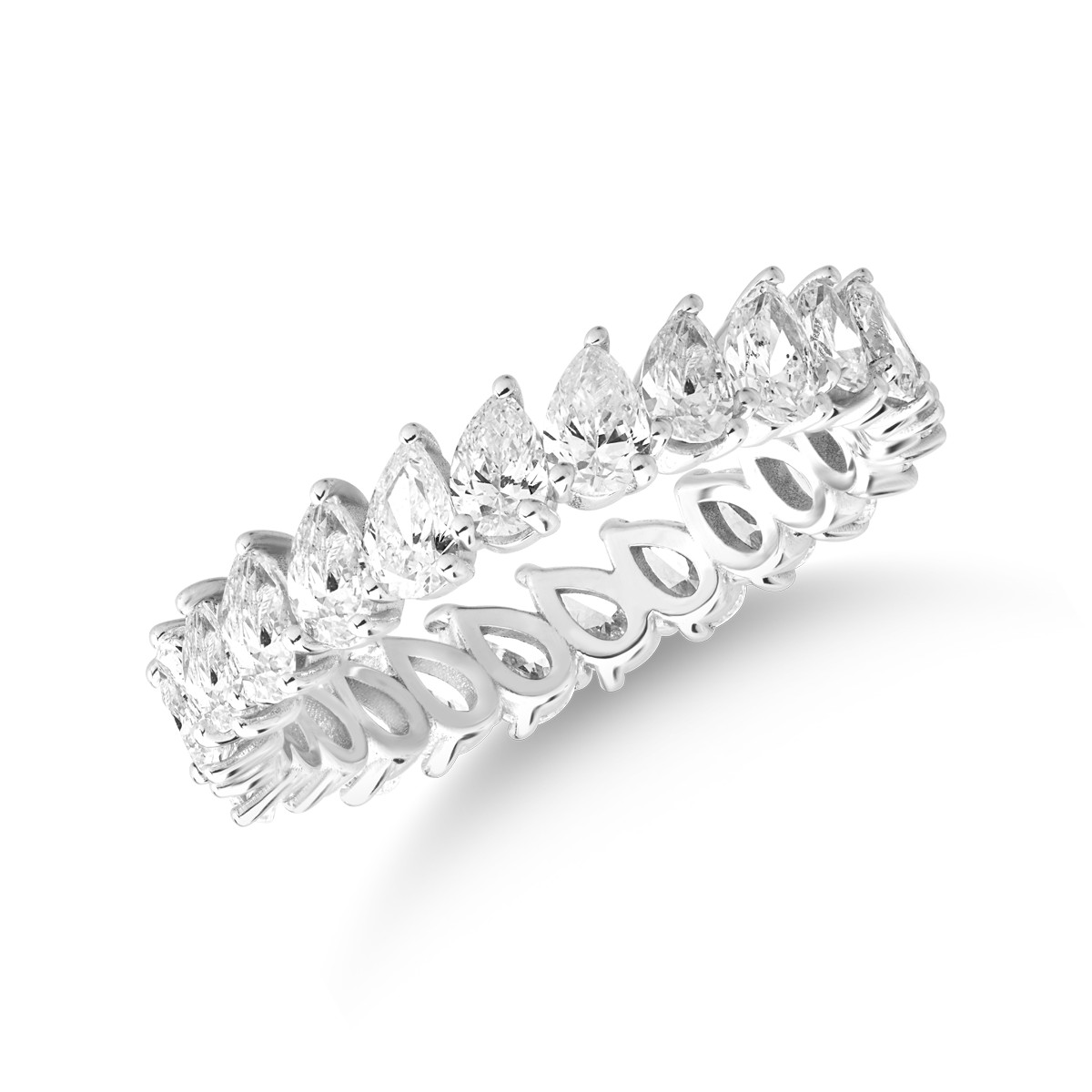 Gyűrű 18K-os fehér aranyból 2.45ct gyémánttal