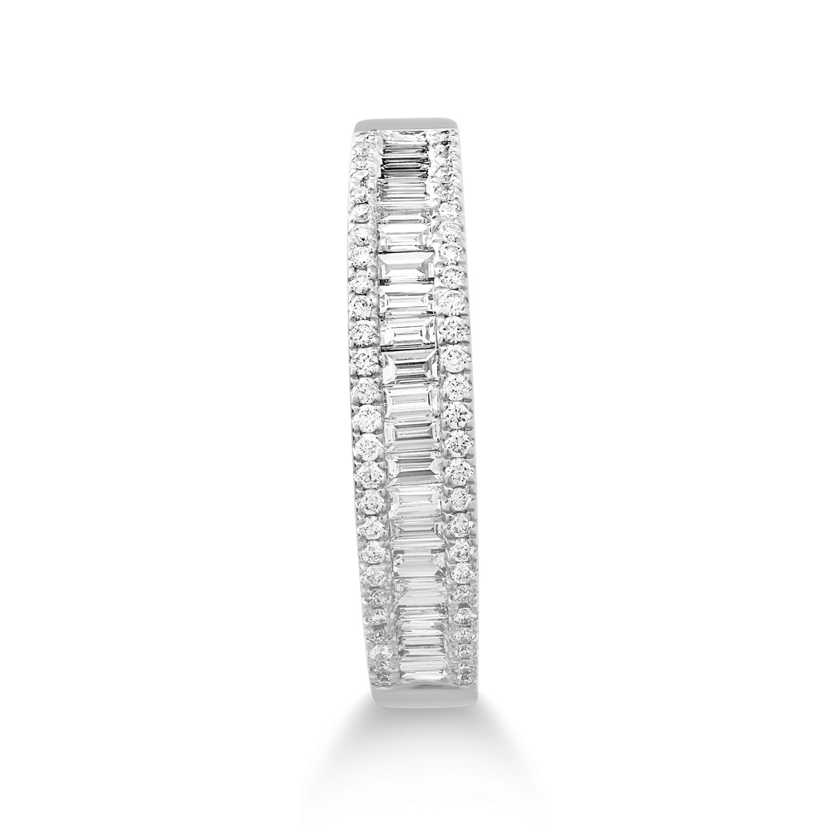 Gyűrű 18K-os fehér aranyból 0.48ct gyémánttal