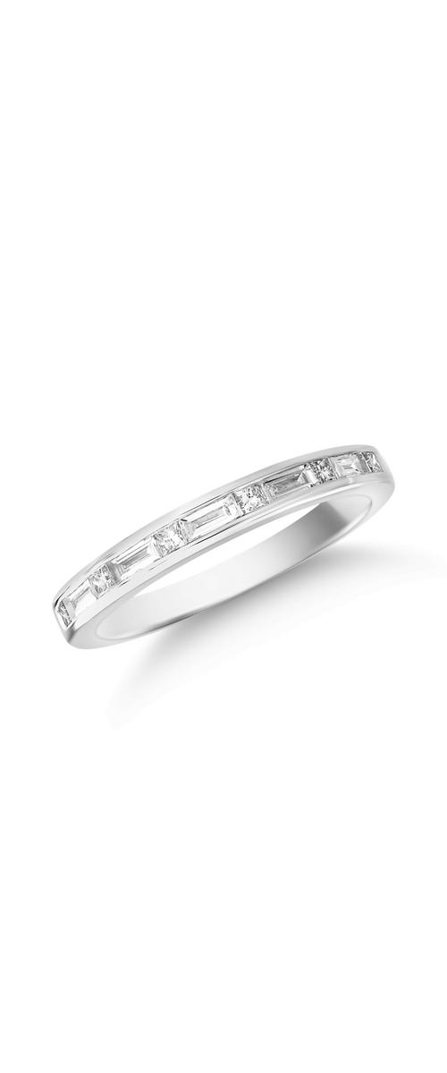 Gyűrű 18K-os fehér aranyból 0,33ct gyémánttal