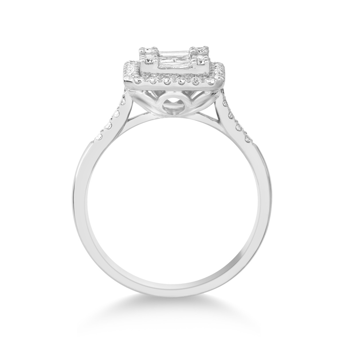 White gold ring with 1.3ct diamonds