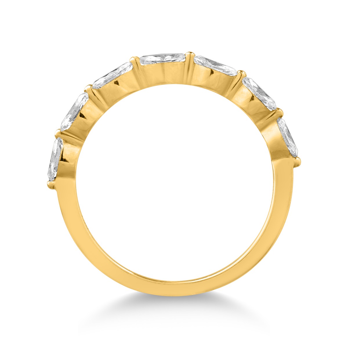 Inel din aur galben de 18K cu diamante de 0.51ct