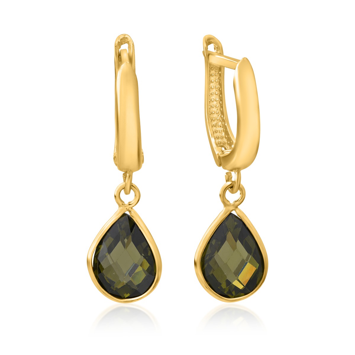 14K yellow gold earrings