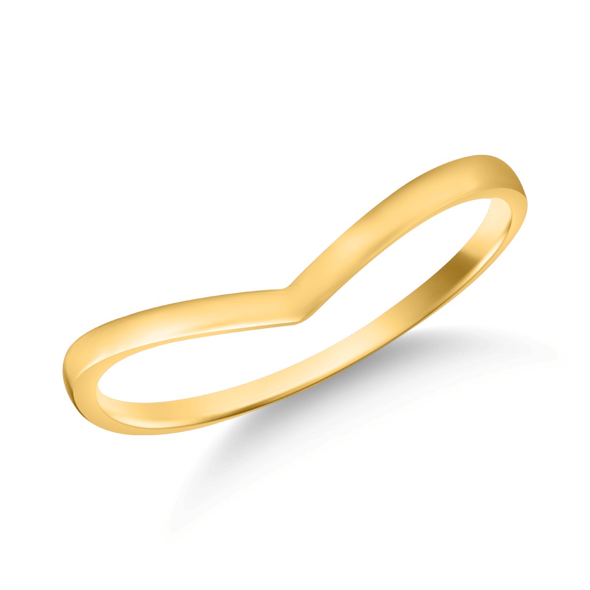 Минималистичен пръстен от жълто злато