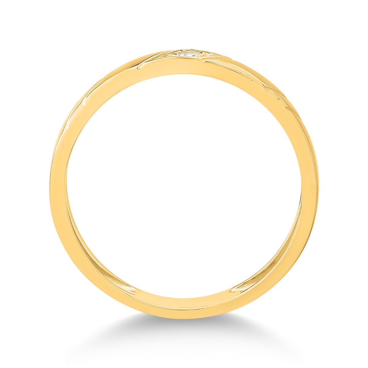 14 karátos sárga arany férfi gyűrű
